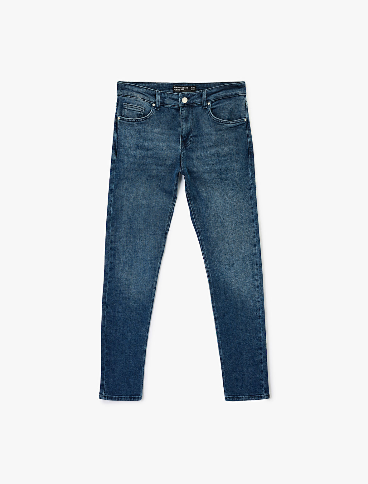 Pamuklu Normal Bel Slim Fit Jean Pantolon - Brad Jean