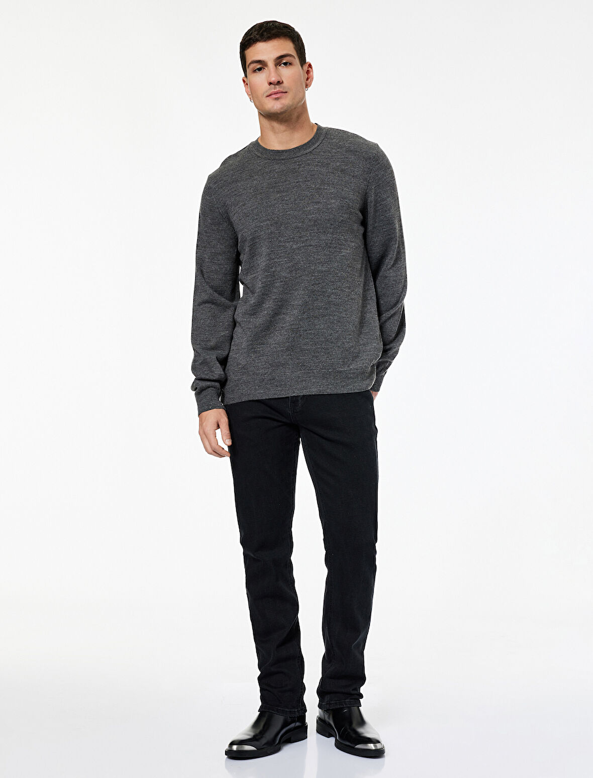 Normal Bel Pamuklu Straight Fit Jean Pantolon - Mark Jean