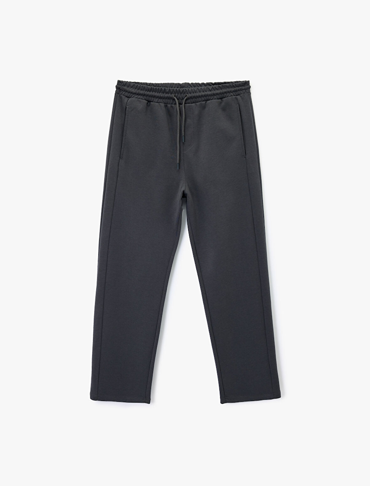 Pamuklu Rahat Kalıp Cepli Geniş Paça Spor Eşofman Altı