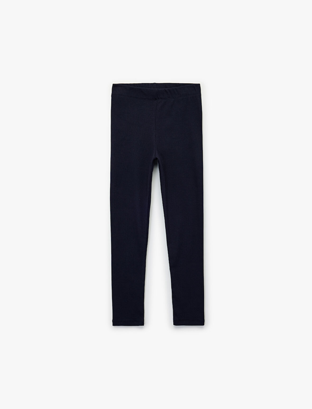 Beli Lastikli Kaşkorse Pamuklu Ribanalı Basic Tayt