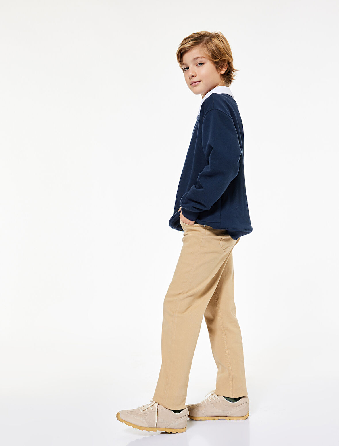 Pamuklu Cepli Slim Fit Denim Pantolon