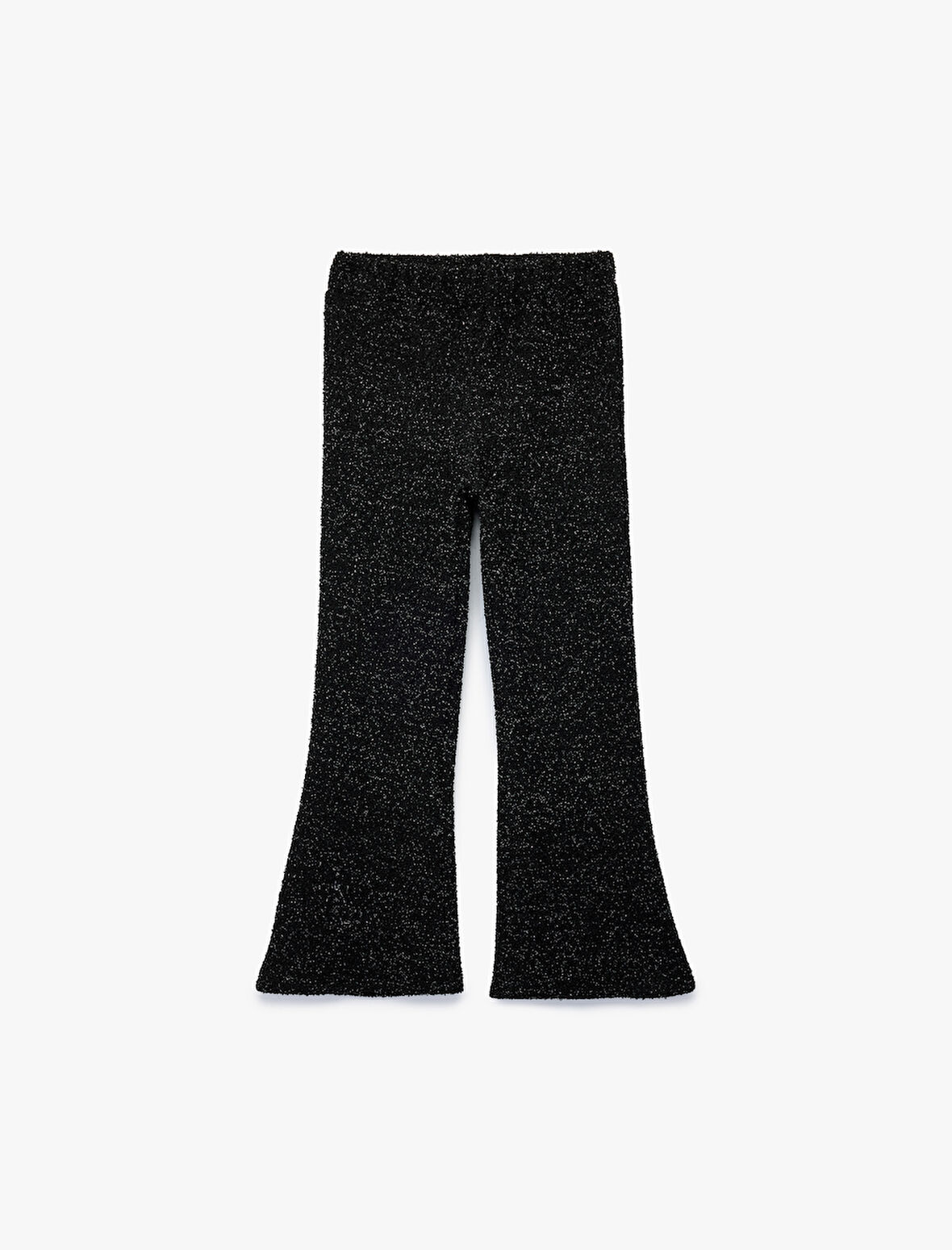 Sim Detaylı Viskon Karışımlı İspanyol Paça Pantolon