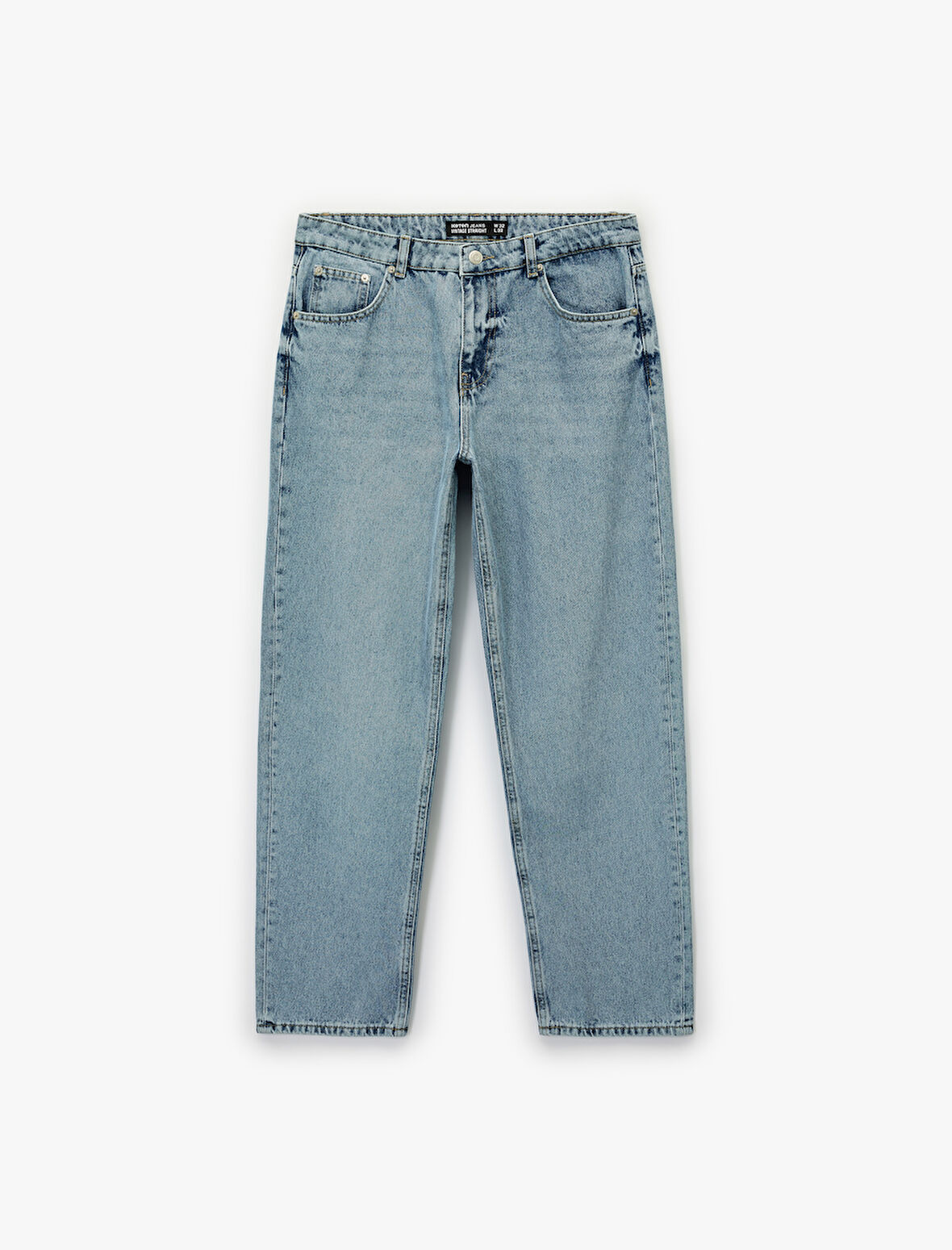 Pamuklu Straight Fit Denim Pantolon - Straight Jeans