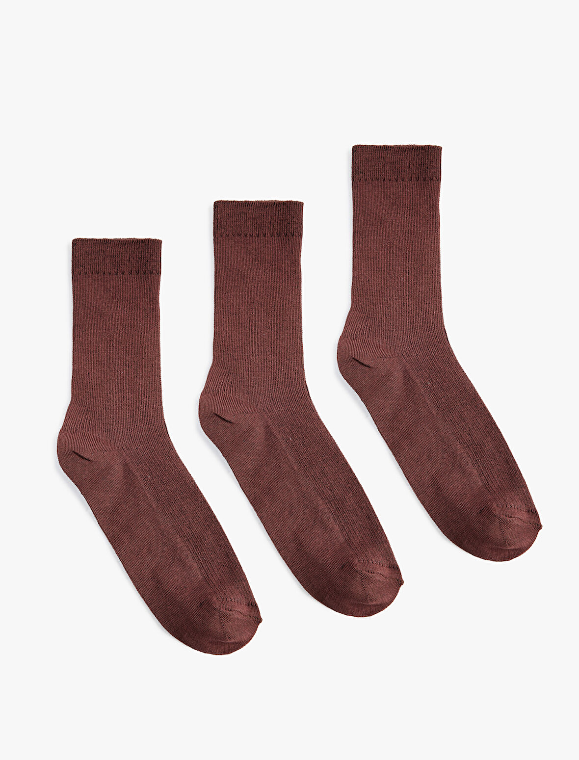 Pamuklu Soket 3'lü Çorap Seti