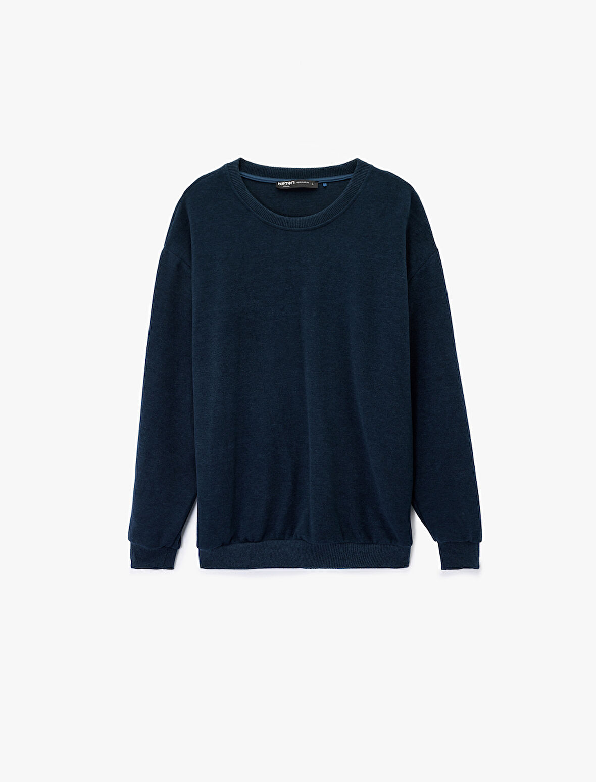 Uzun Kollu Bisiklet Yaka Oversize Sweatshirt