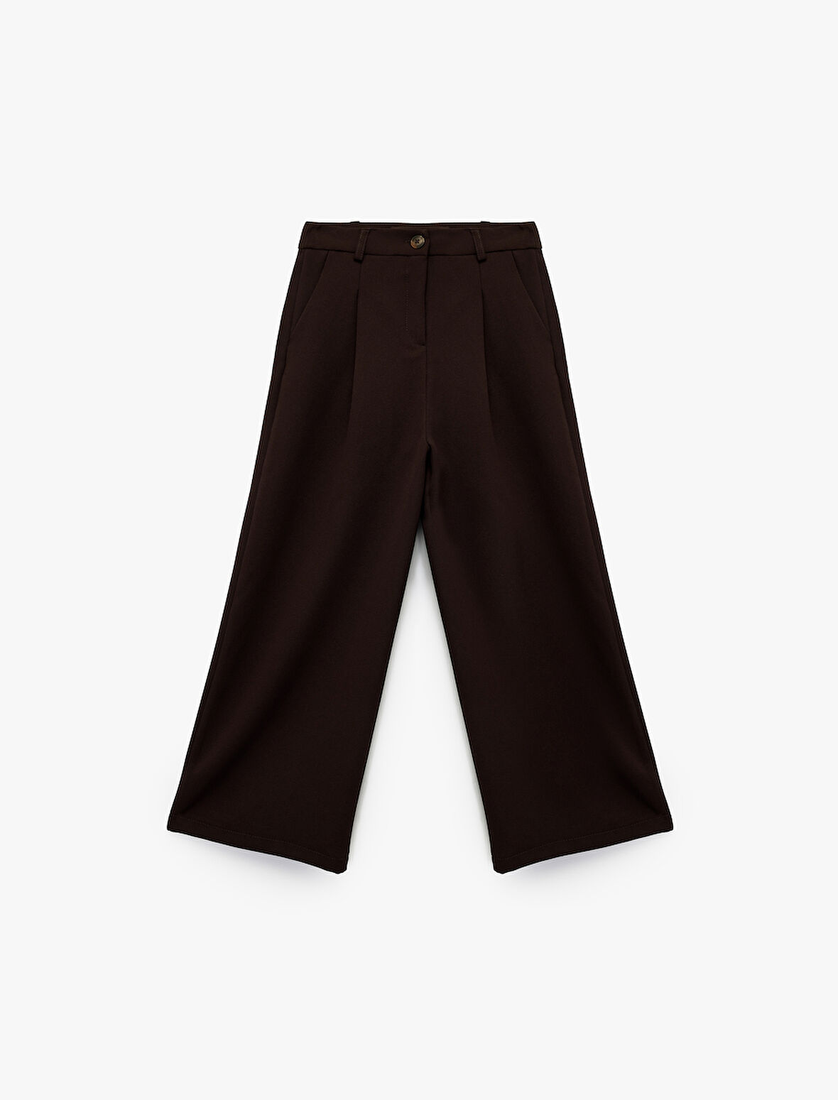 Beli Ayarlanabilir Lastikli Basic Geniş Paça Pantolon