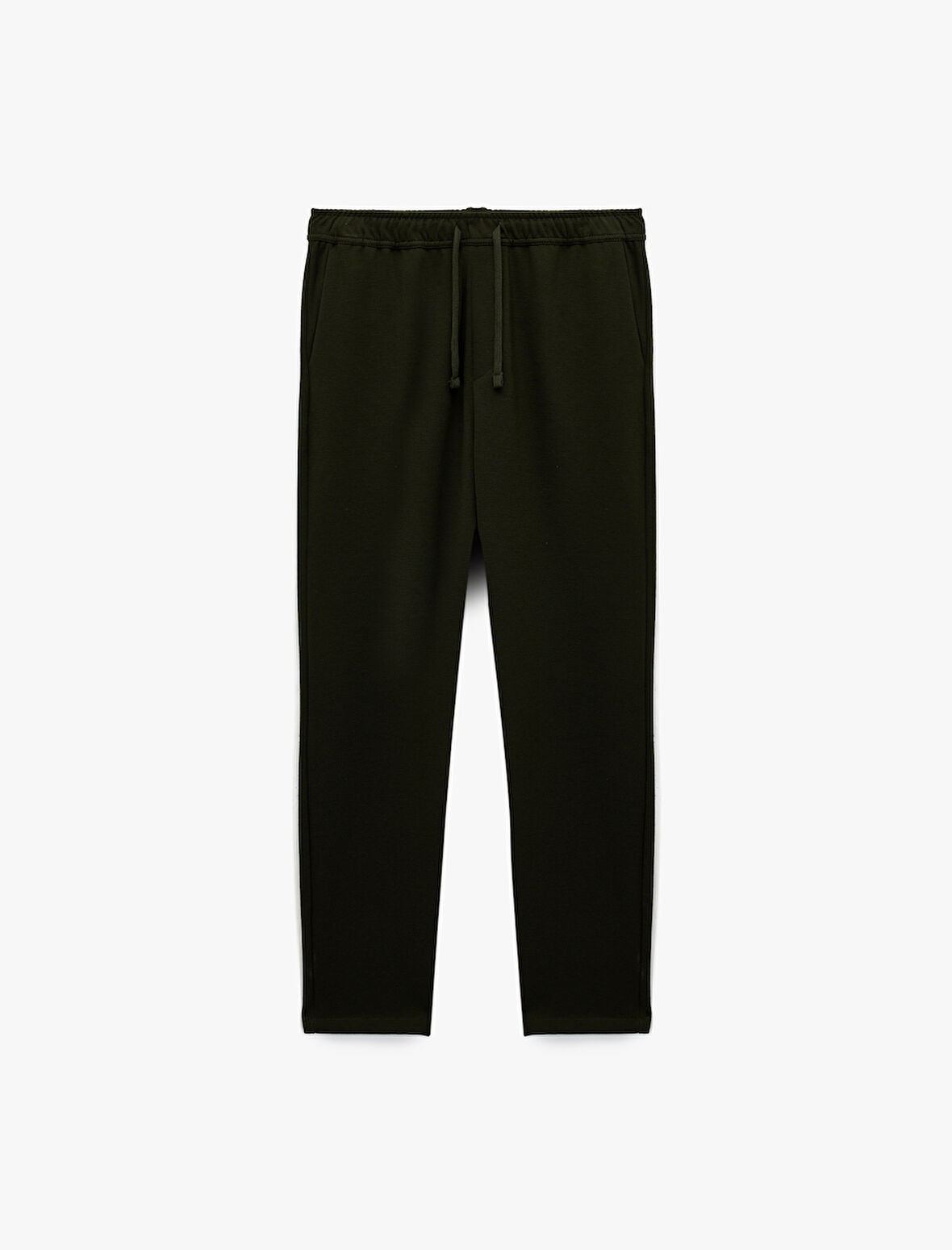 Viskon Karışımlı Cepli Regular Fit Beli Bağcıklı Pantolon