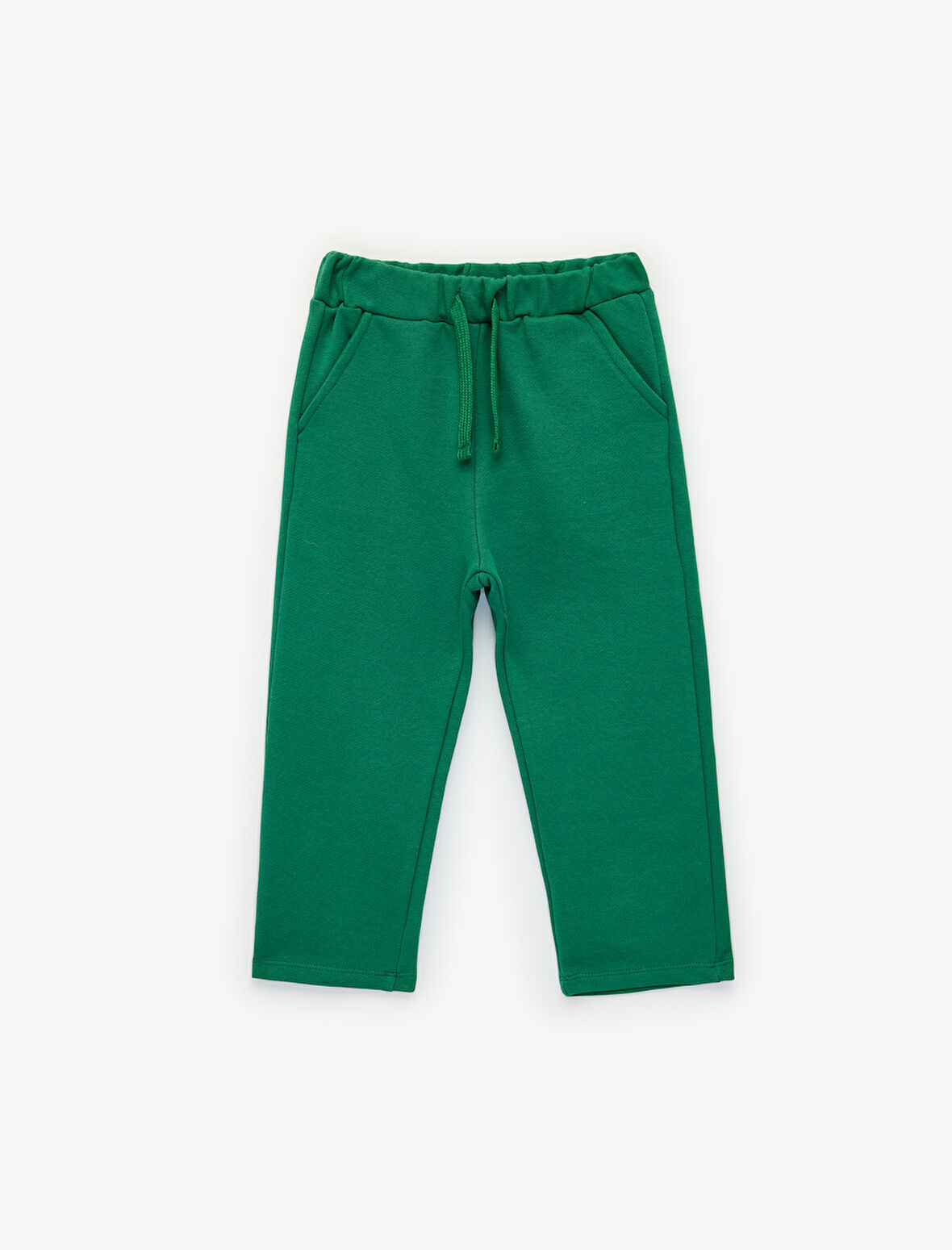 Pamuklu Beli Bağcıklı Basic Şardonlu Eşofman Altı