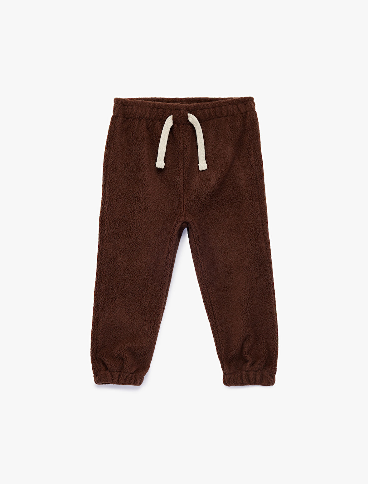 Beli Bağcıklı Polar Jogger Eşofman Altı 