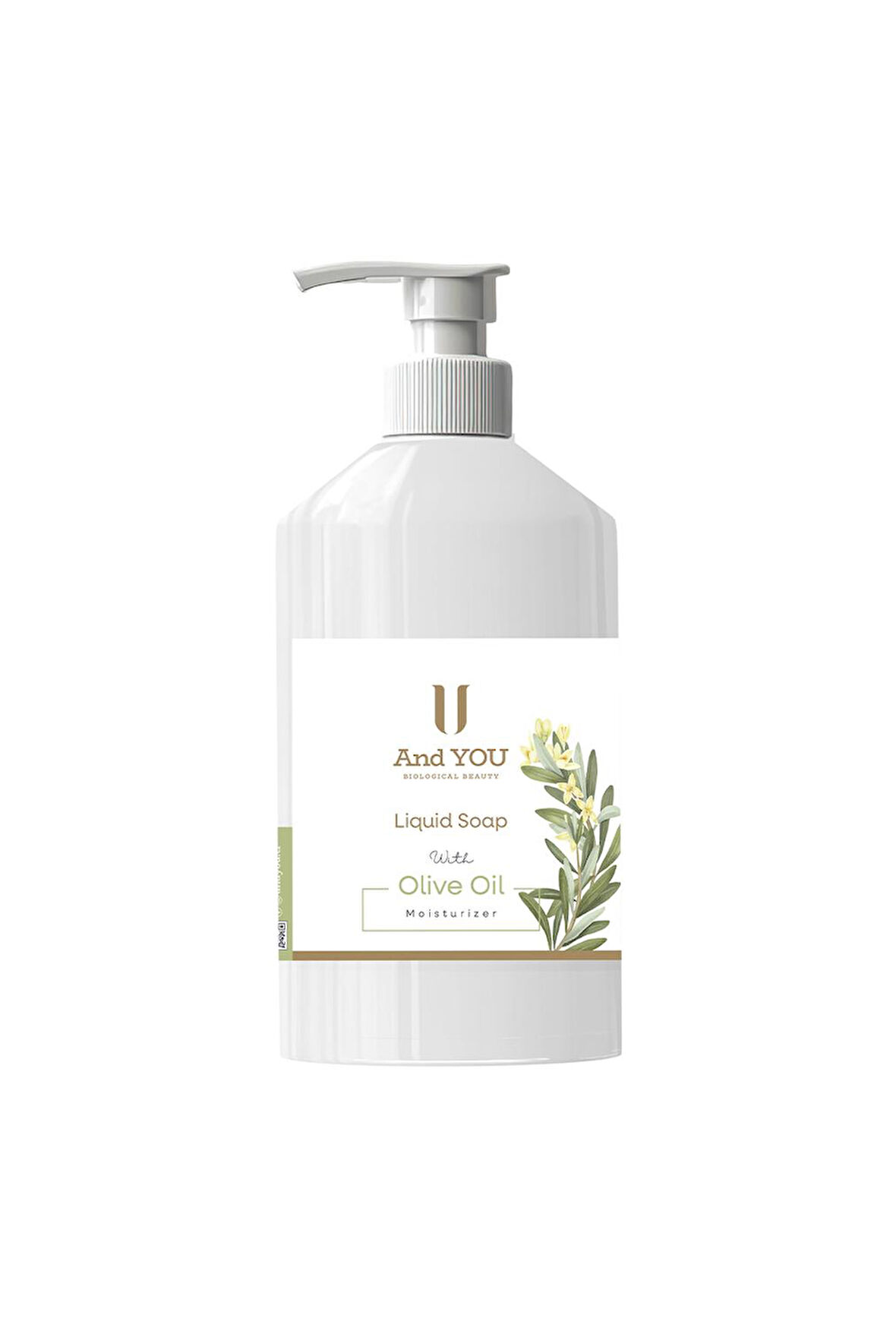 And You Lıquıd Soap With Olıve Oıl / Zeytinyağlı Sıvı Sabun 500 ml