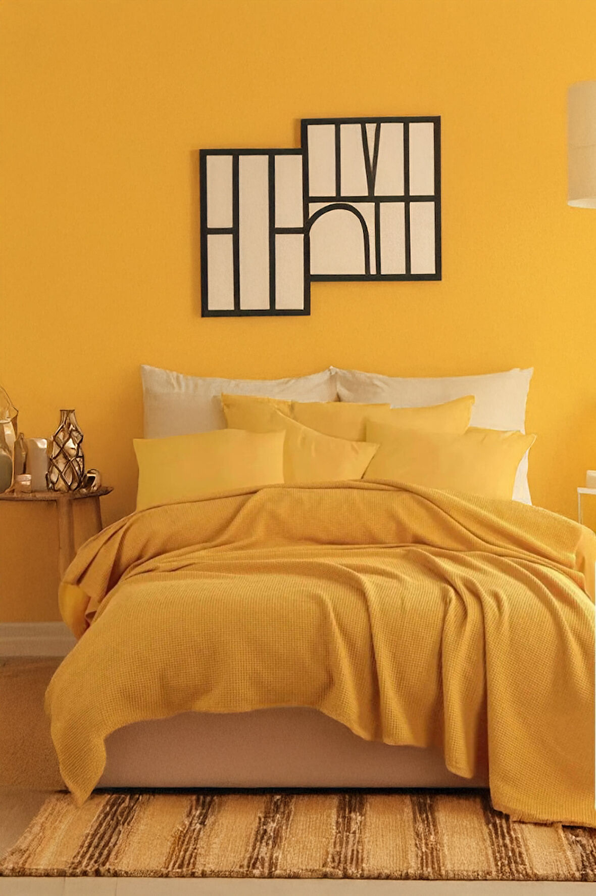 Ecocel Pike Örtü Battal 220x230cm Karde Hardal