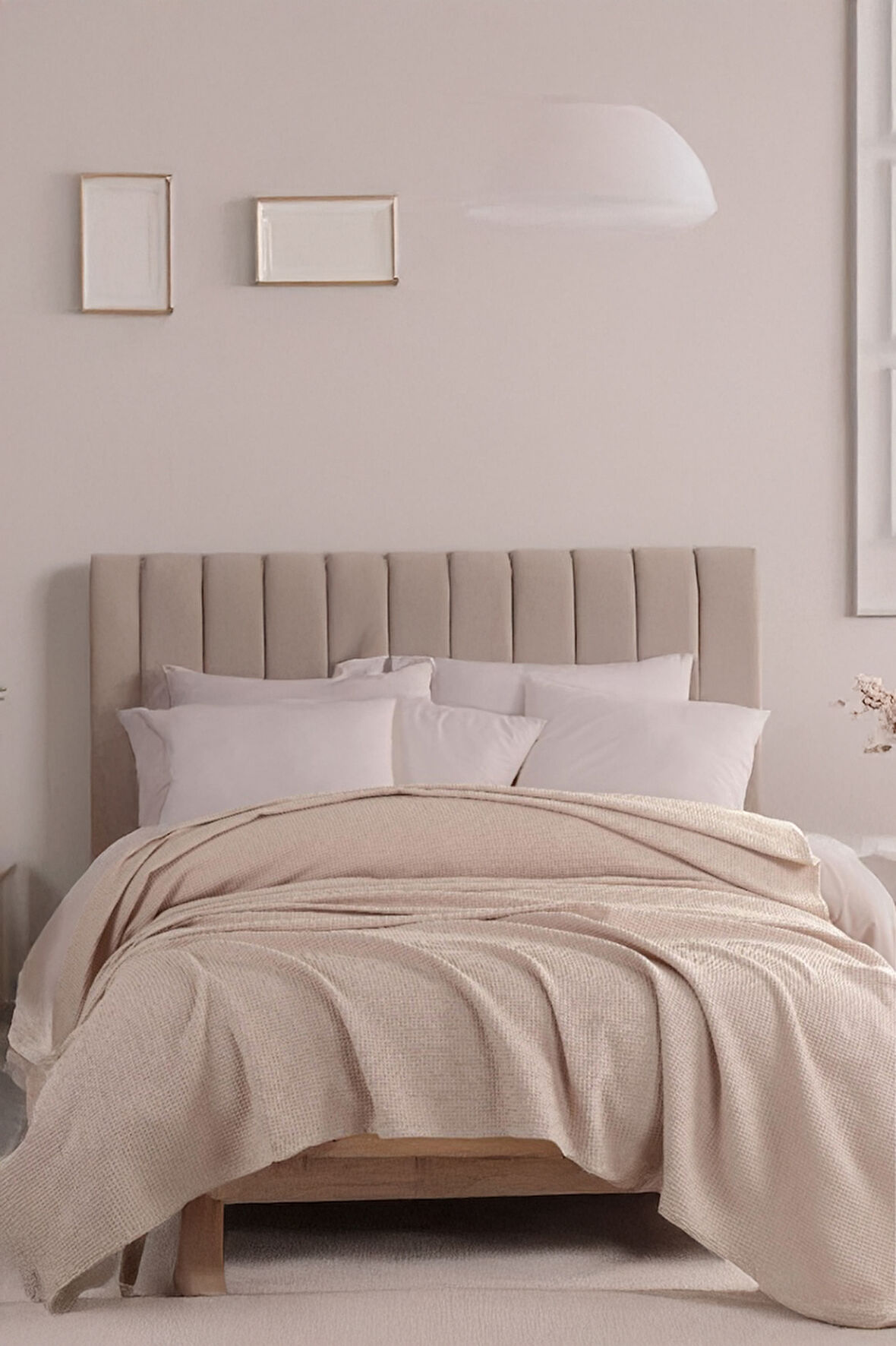 Ecocel Pike Örtü Battal 220x230cm Karde Koyu Bej