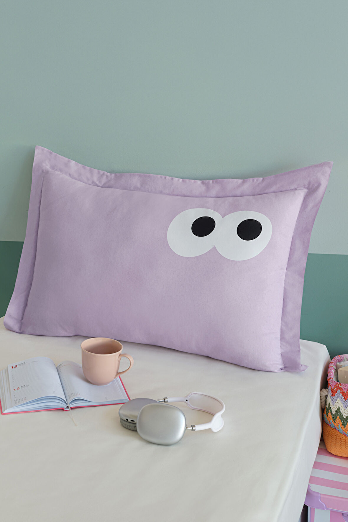 Yastık Kılıfı Oxf. Funny Lila