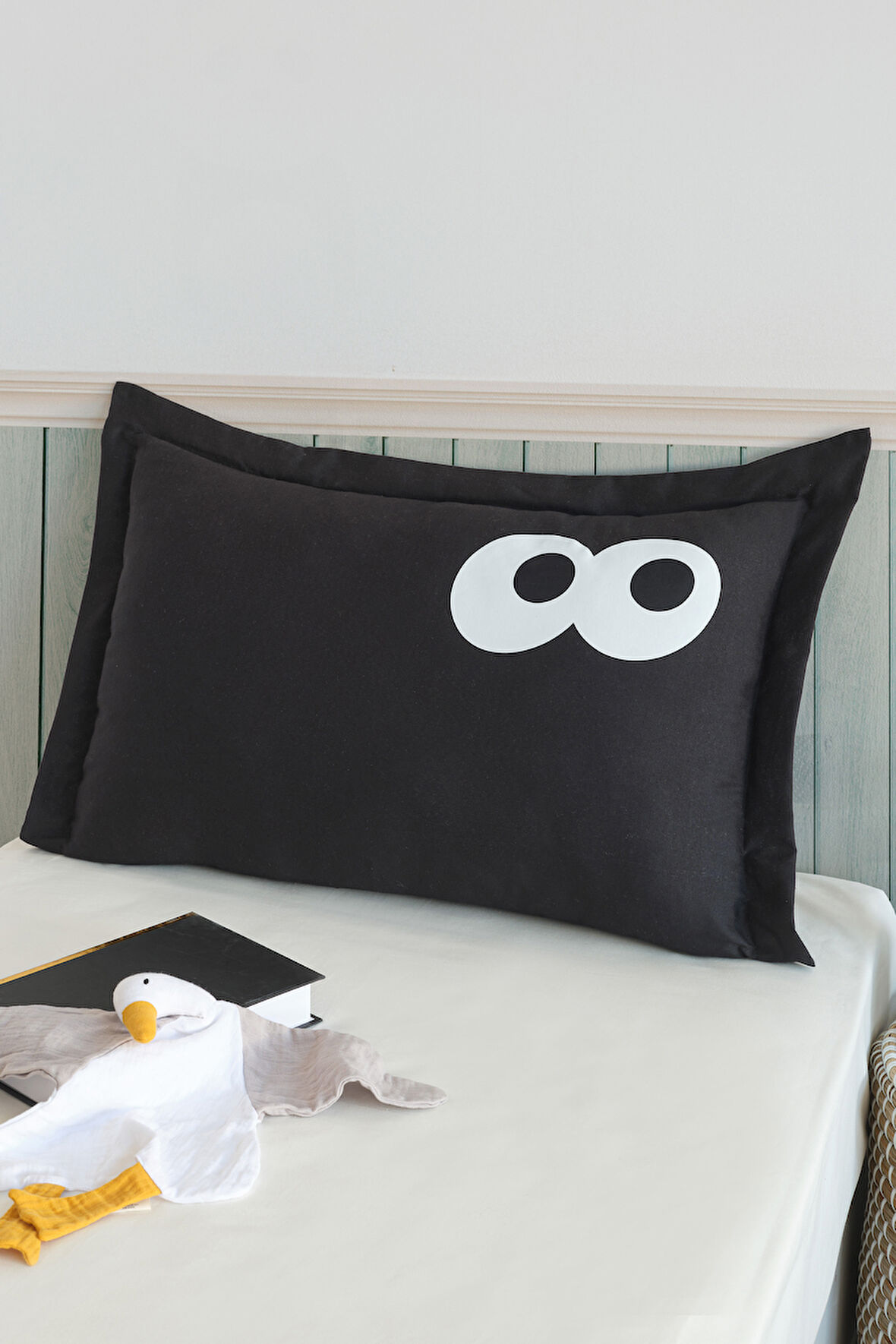 Yastık Kılıfı Oxf. Funny Siyah