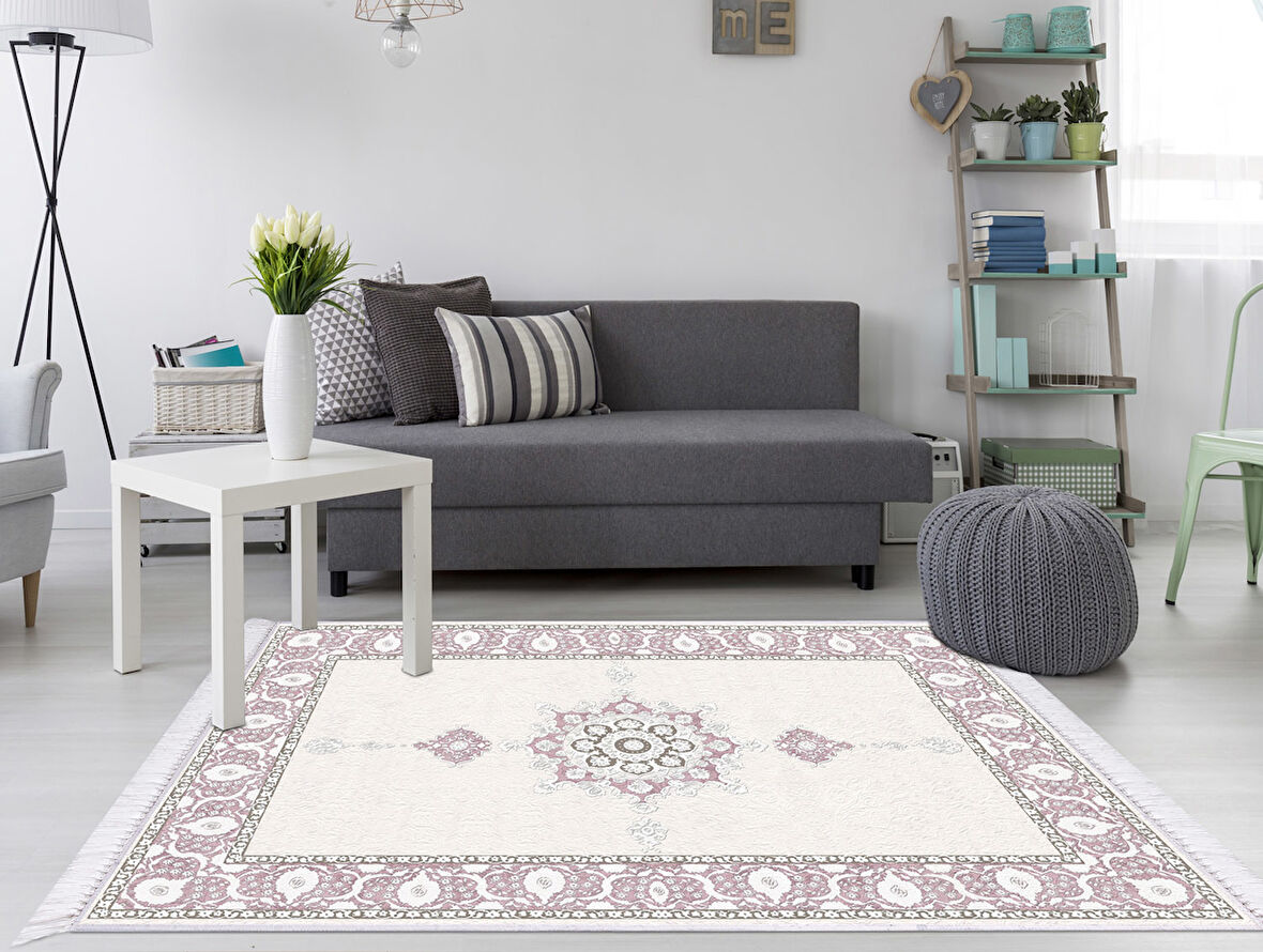 Dekoreko İnci Halı Dijital Saçaklı 2003