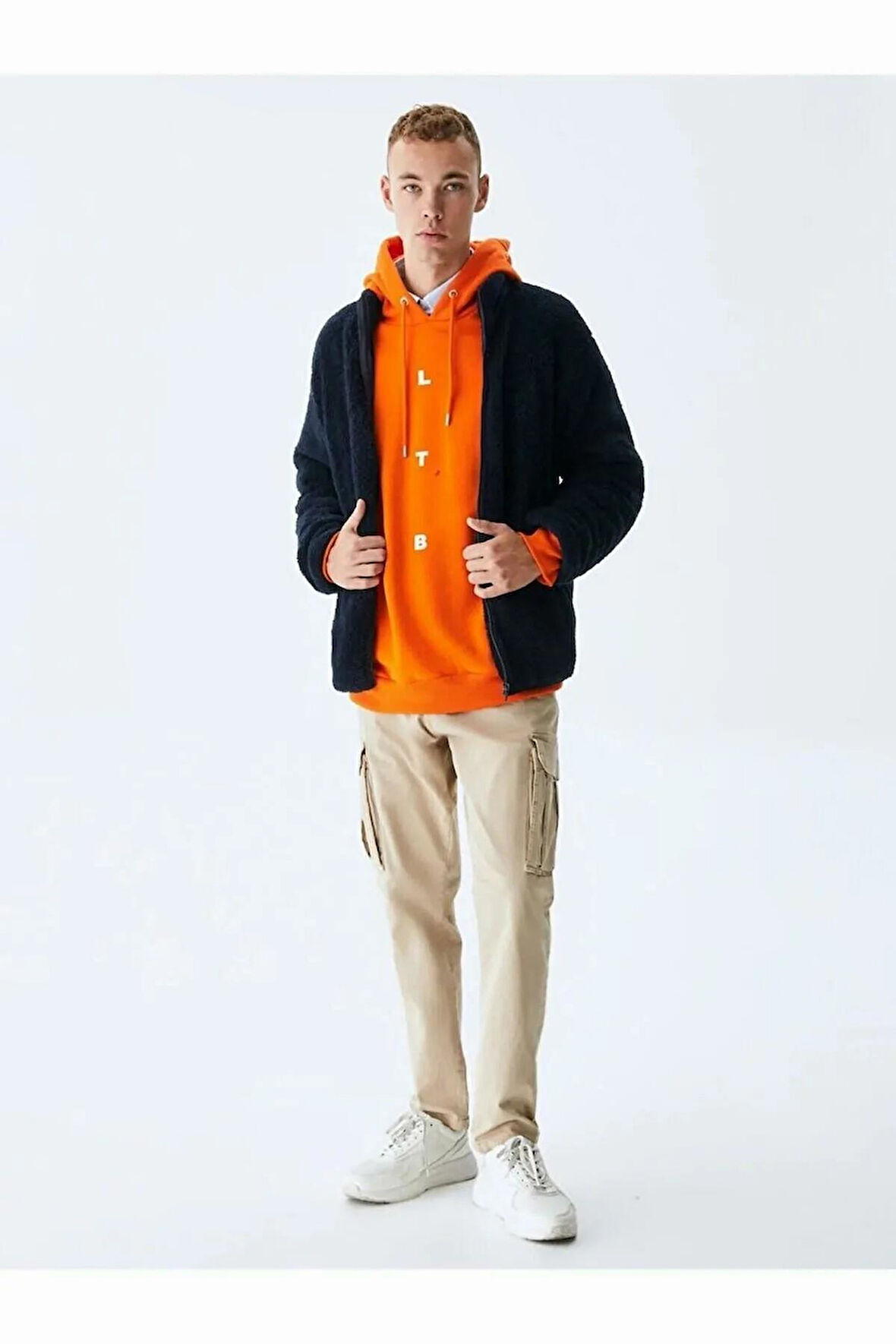 Ltb Fıloko Erkek Peluş Hırka