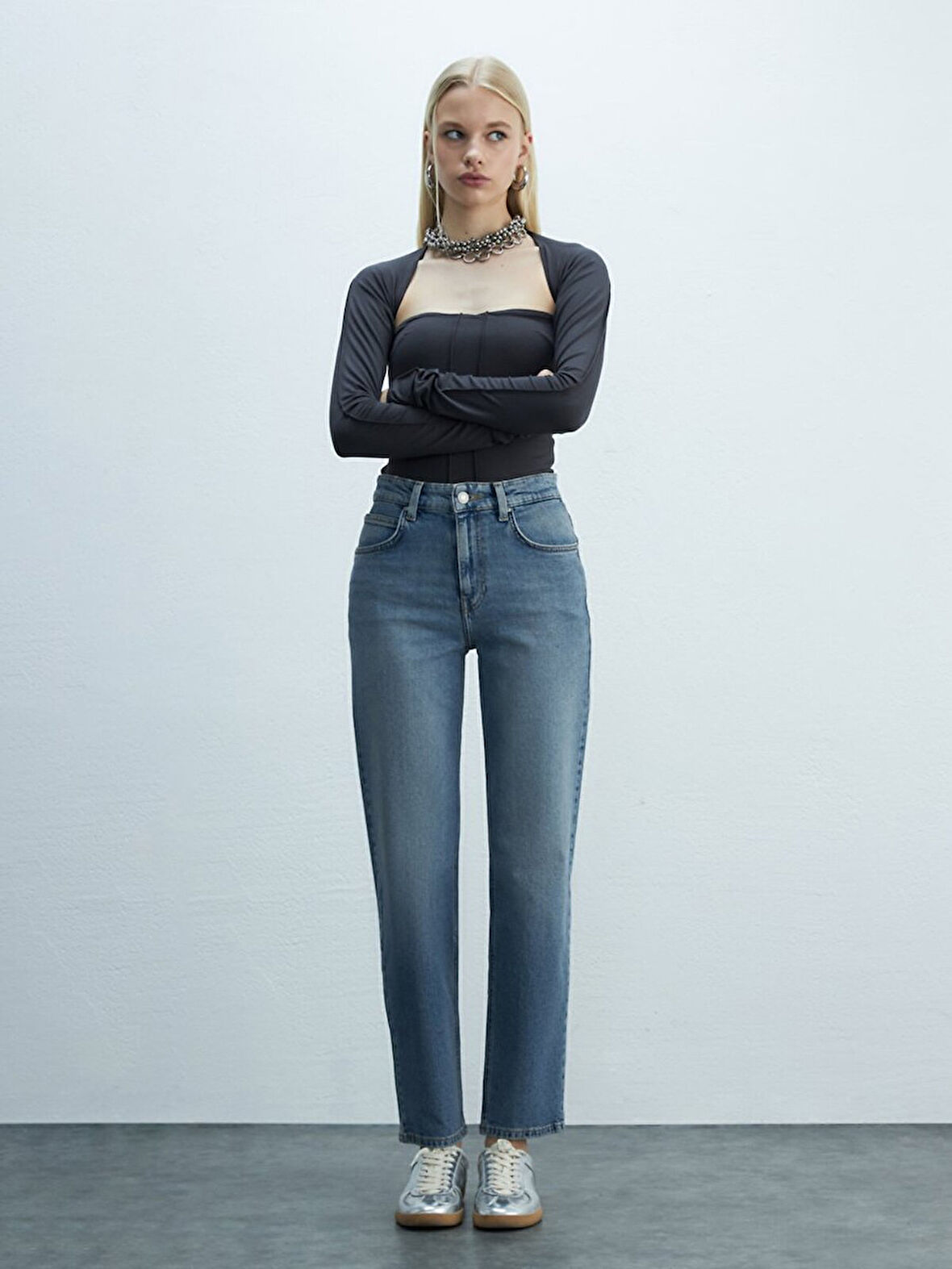 New Wanda Dar Paça Rahat Kesim Jean Pantolon