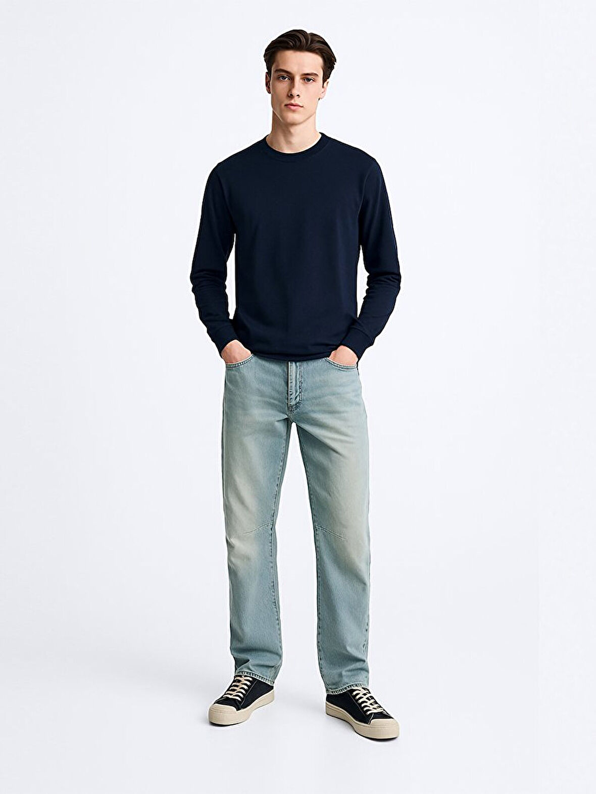 Lacivert Sweatshırt