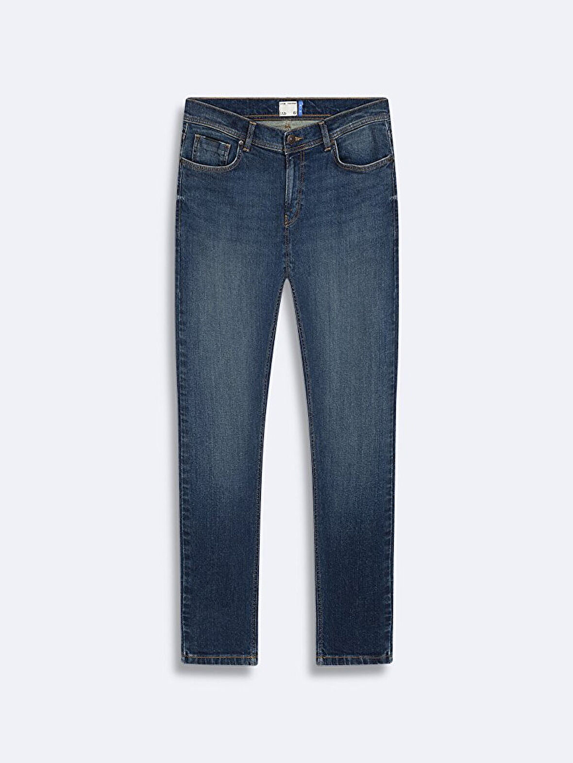 New Smarty Dar Paça Orta Bel Jean Pantolon