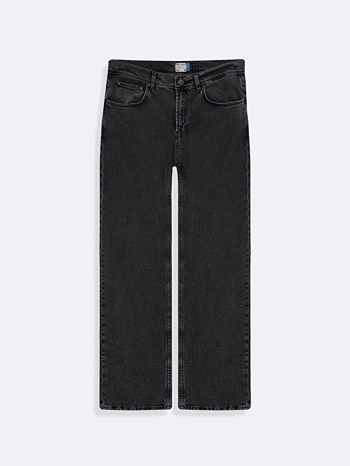 Lıoren Düz Paça Orta Bel Jean Pantolon