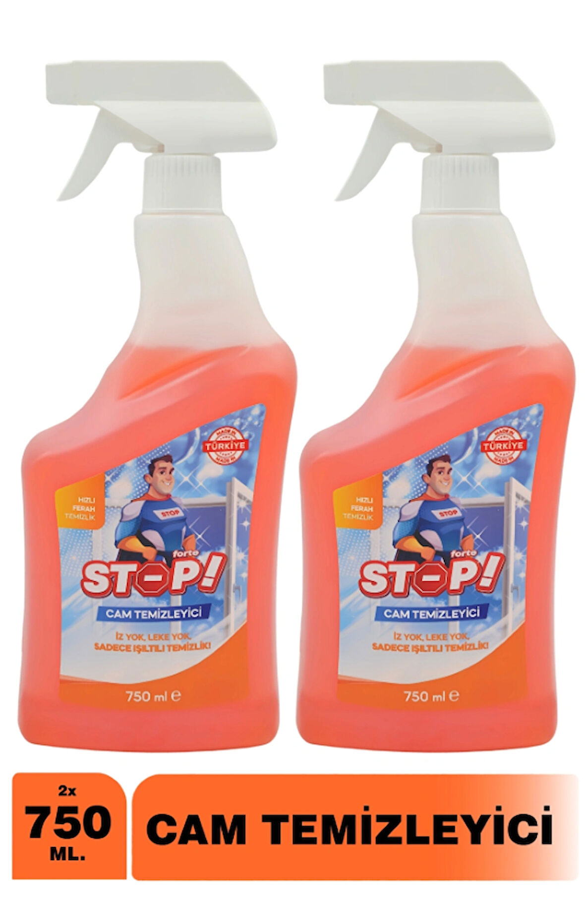 2'li Cam Temizleyici Sprey 750 ml