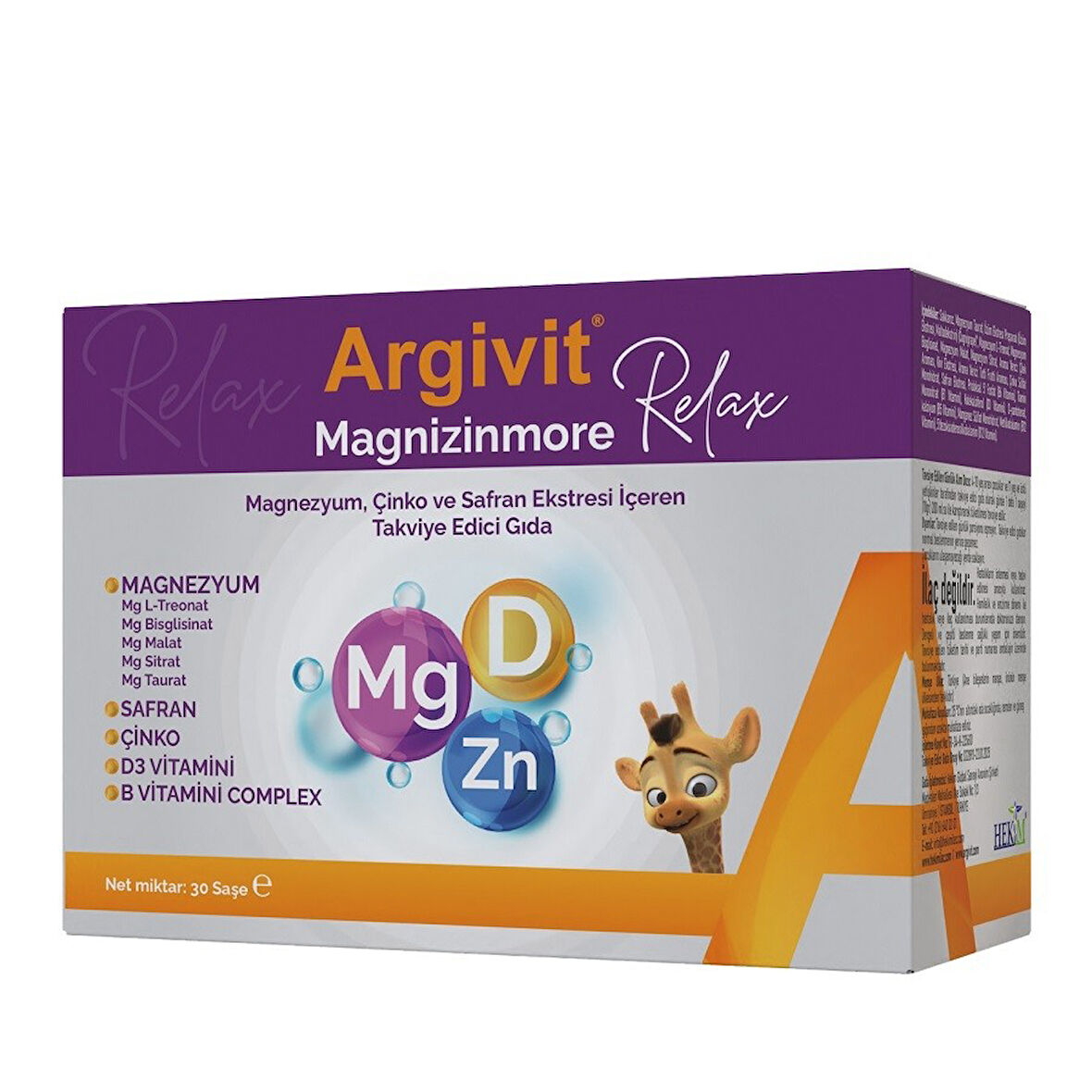 Argivit MAGNIZINMORE Relax 30 Saşe
