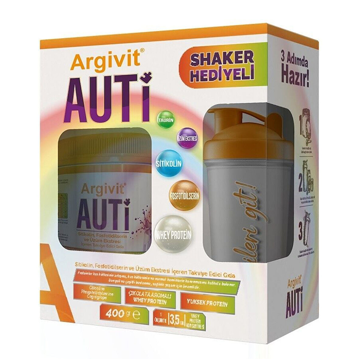 Argivit AUTI 400 GR (Shaker Hediyeli)
