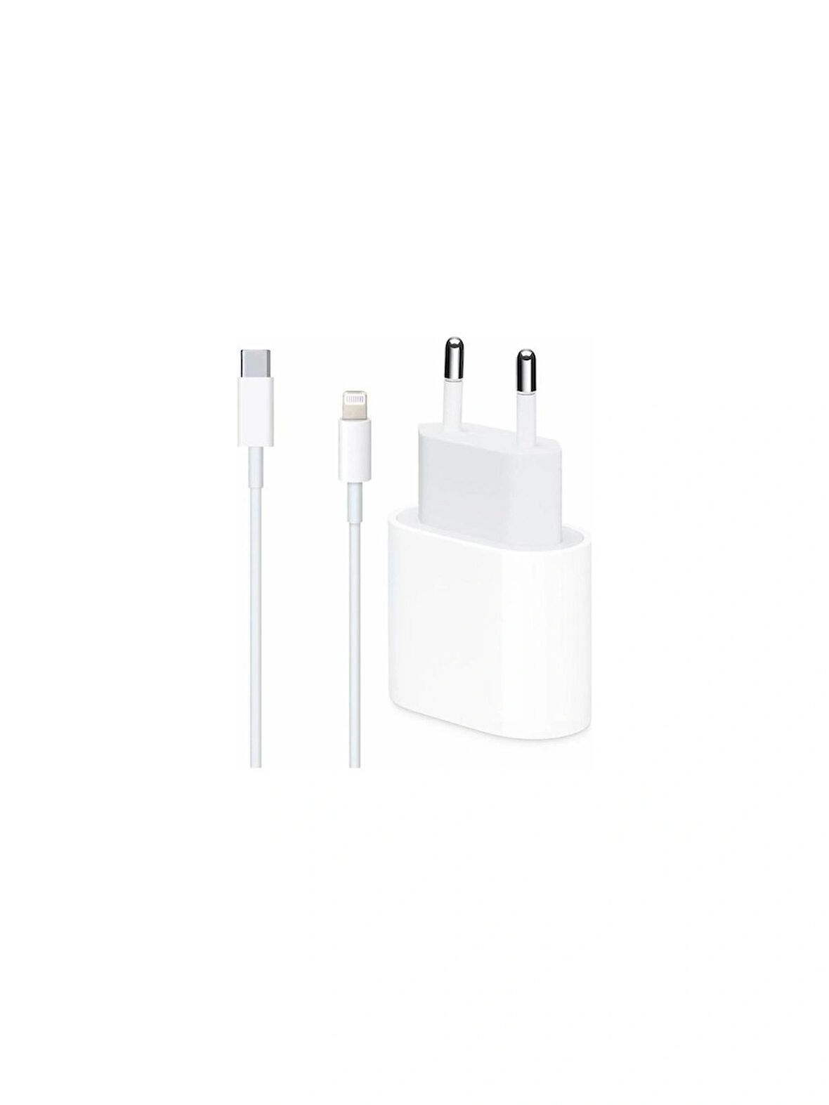  iPhone Uyumlu 20W Usb-C Güç Adaptörü + Usb-C Lightning Şarj Kablosu Seti