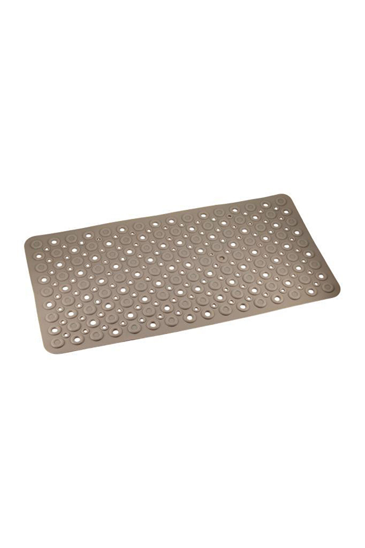 Efe Mark Premium Serisi Banyo - Küvet İçi Kaydırmaz Vantuzlu Oluklu Desenli Diktördgen Paspas 67,5 x 34,5 cm Krem