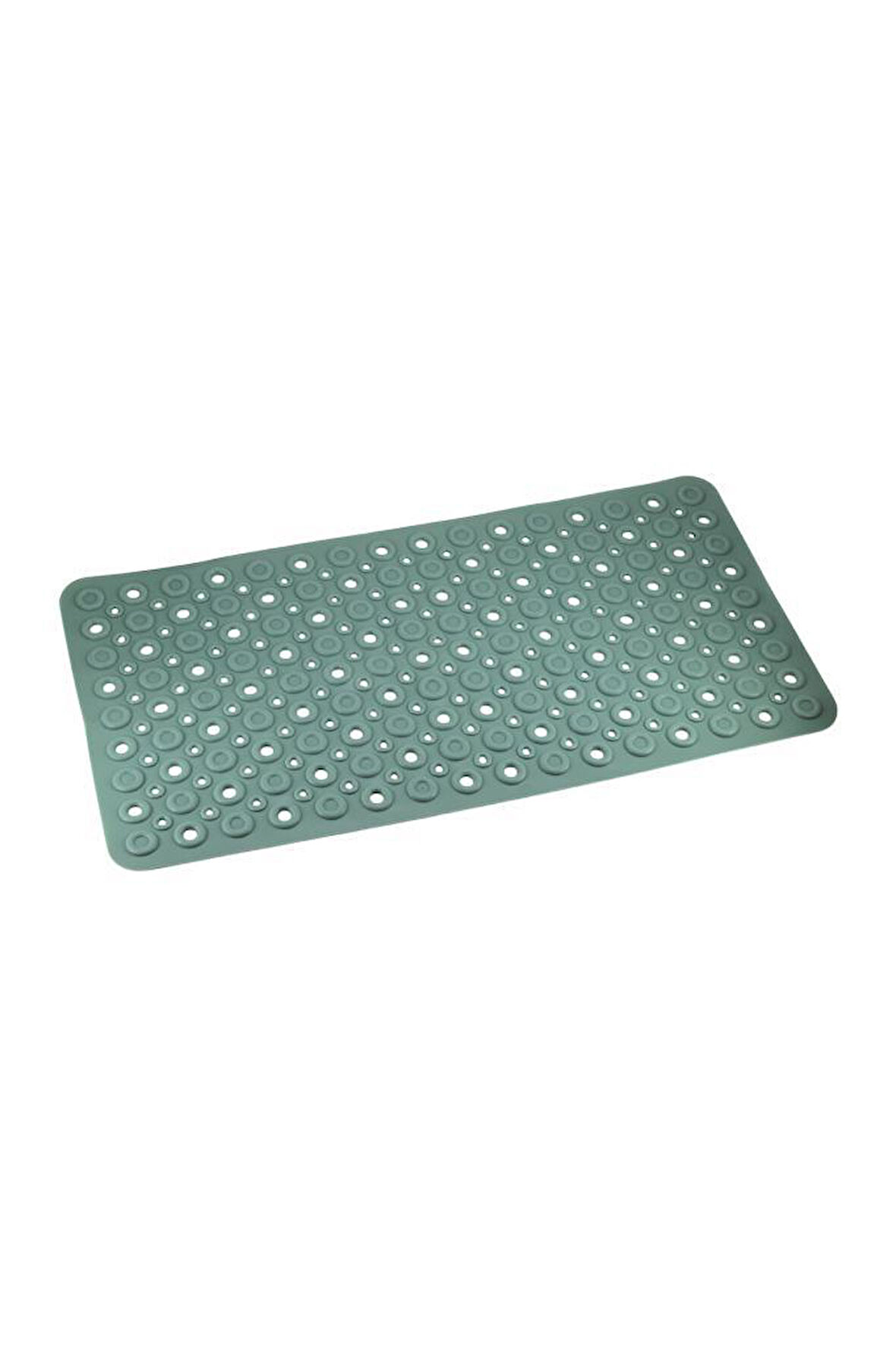 Efe Mark Premium Serisi Banyo - Küvet İçi Kaydırmaz Vantuzlu Oluklu Desenli Diktördgen Paspas 67,5 x 34,5 cm, Yeşil