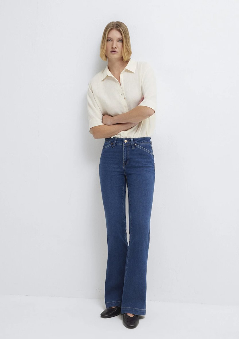 Sydney Gold Premium Vintage Koyu Mavi Jean Pantolon 10811A1337