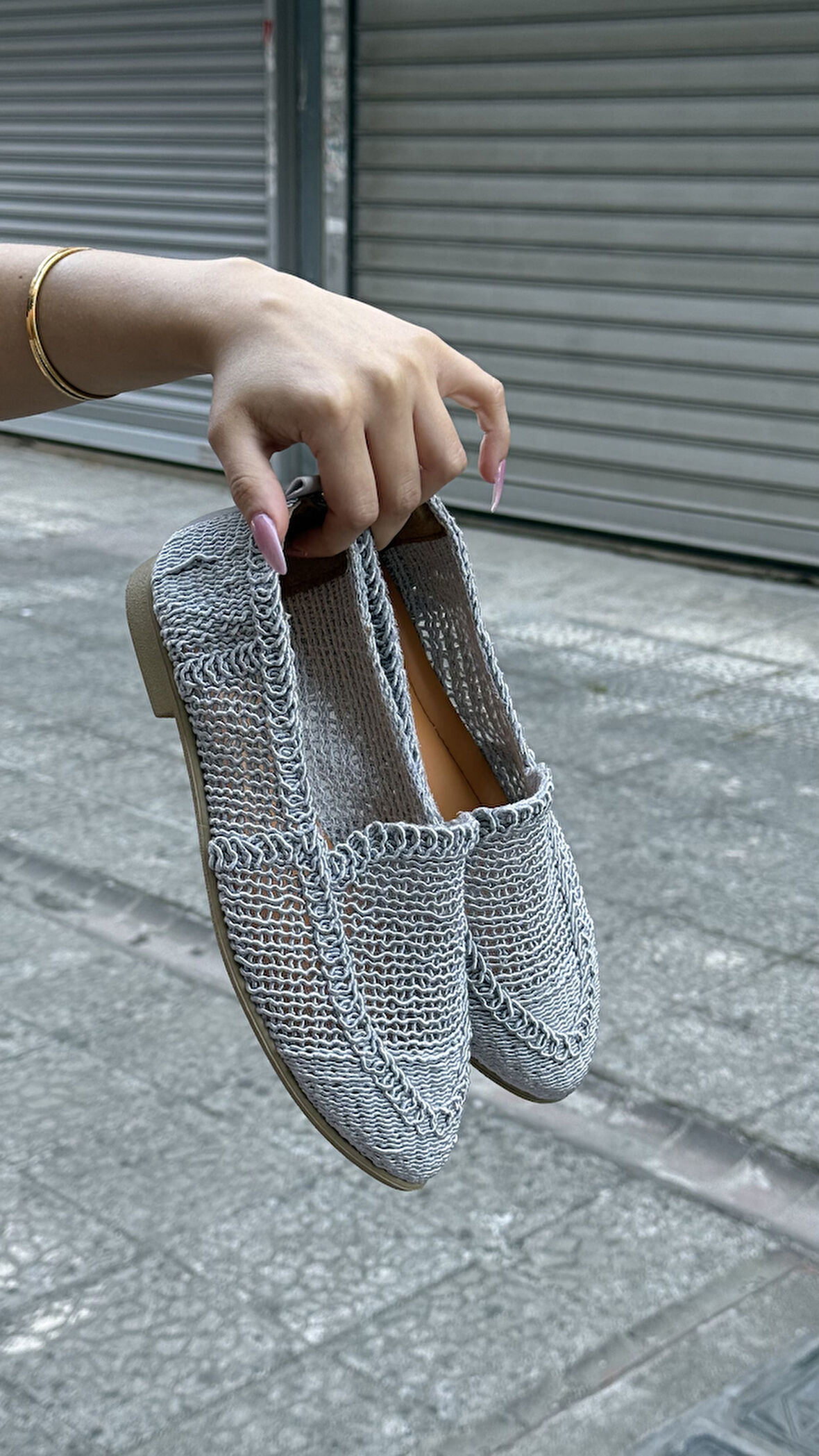 Kadın Hasır Dantelli Babet PW01