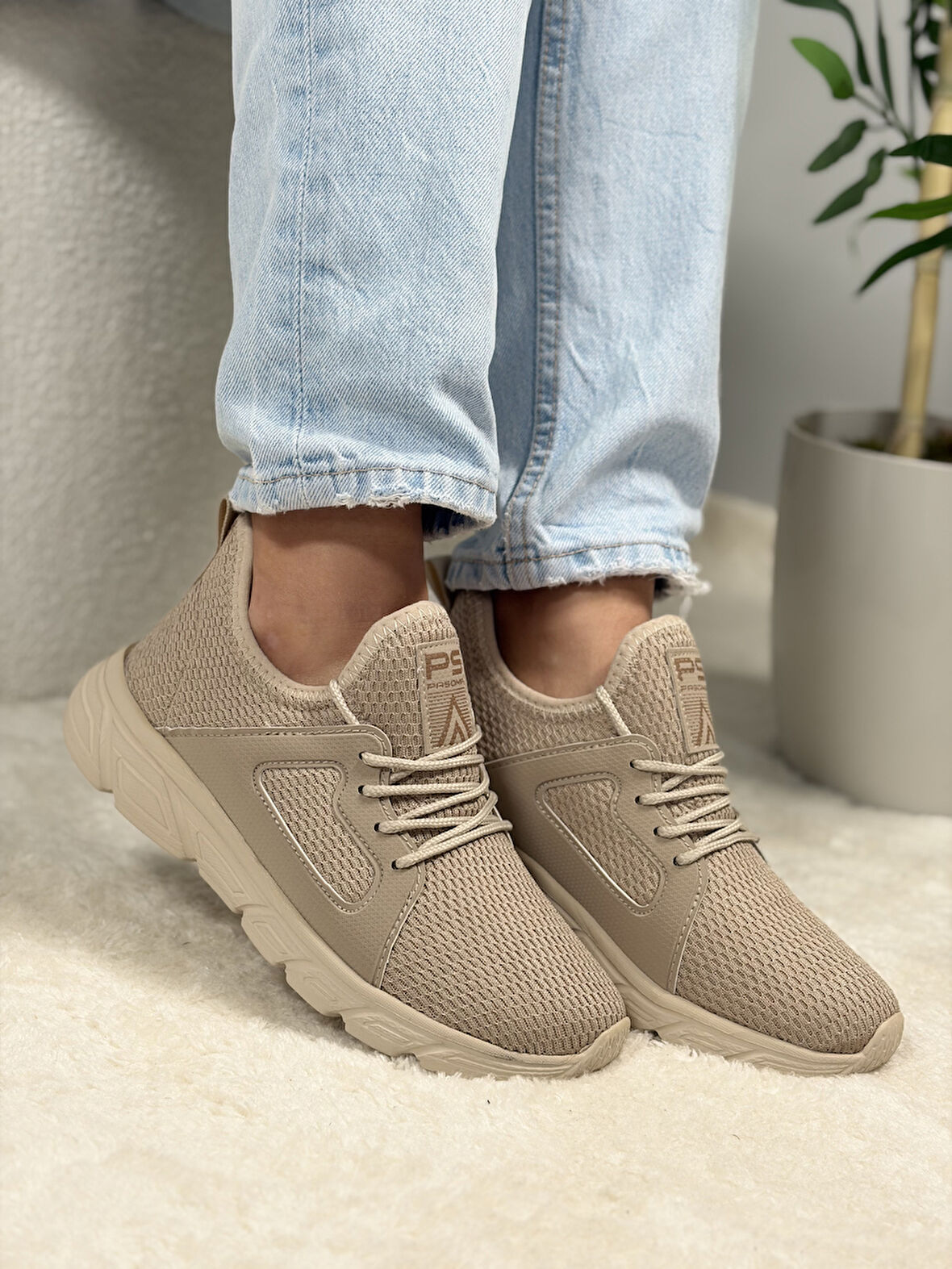 Unisex Triko Sneaker Rahat Hava Alabilen Kokusuz Spor Ayakkabı 4557