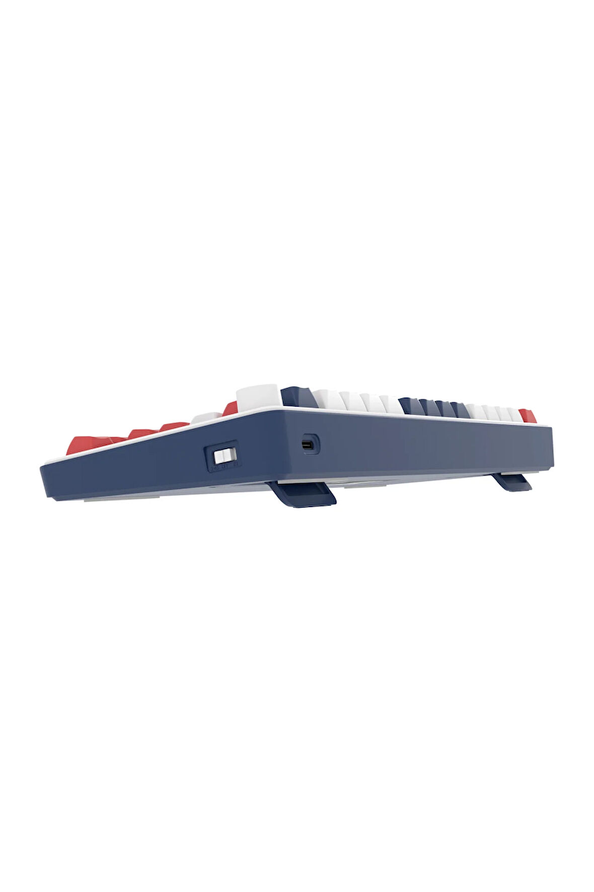 Hawk Gaming HK255BR Membrane LCD RGB Kablosuz/Bluetooth Mavi Kırmızı %75 Türkçe Gaming Klavye