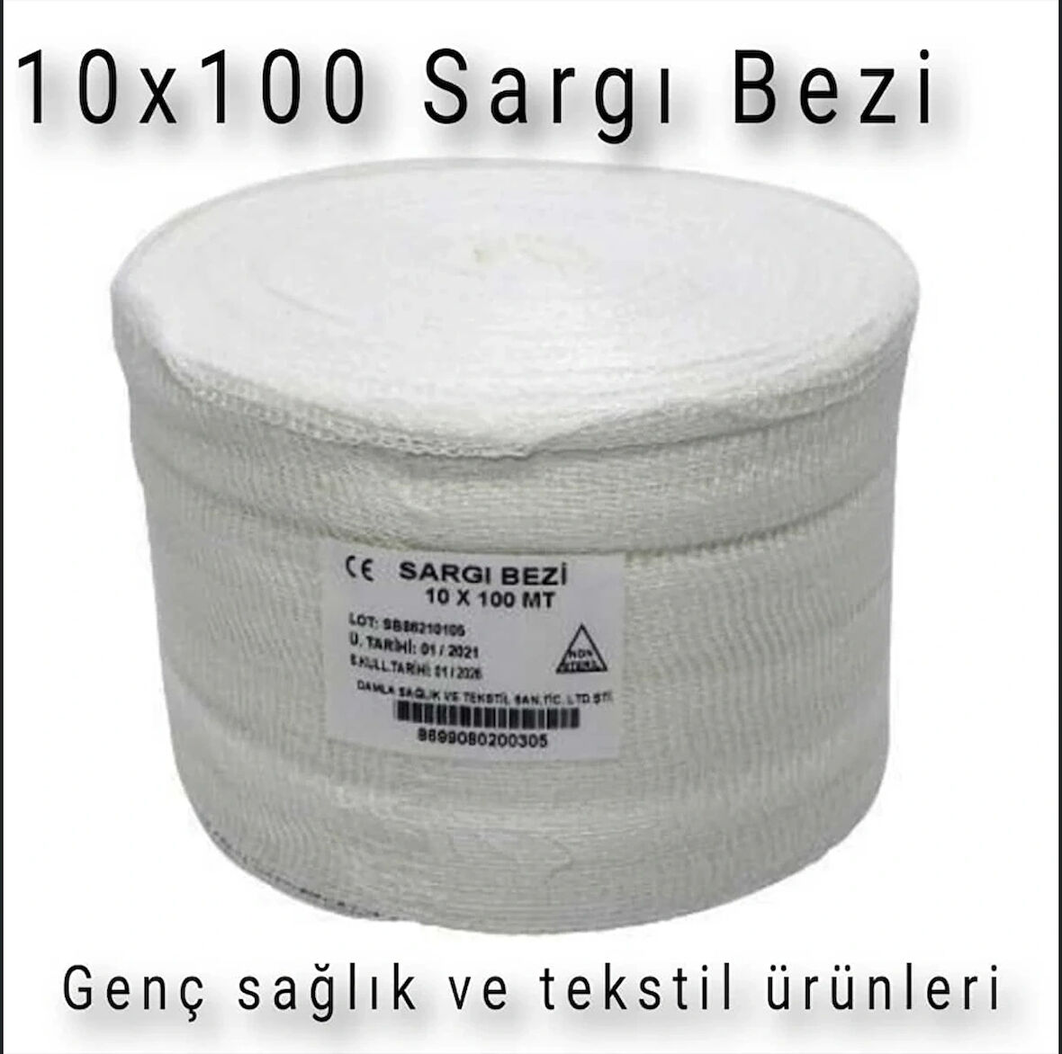 Sargı Bezi Rulo 10cm X 100 mt 5 adet