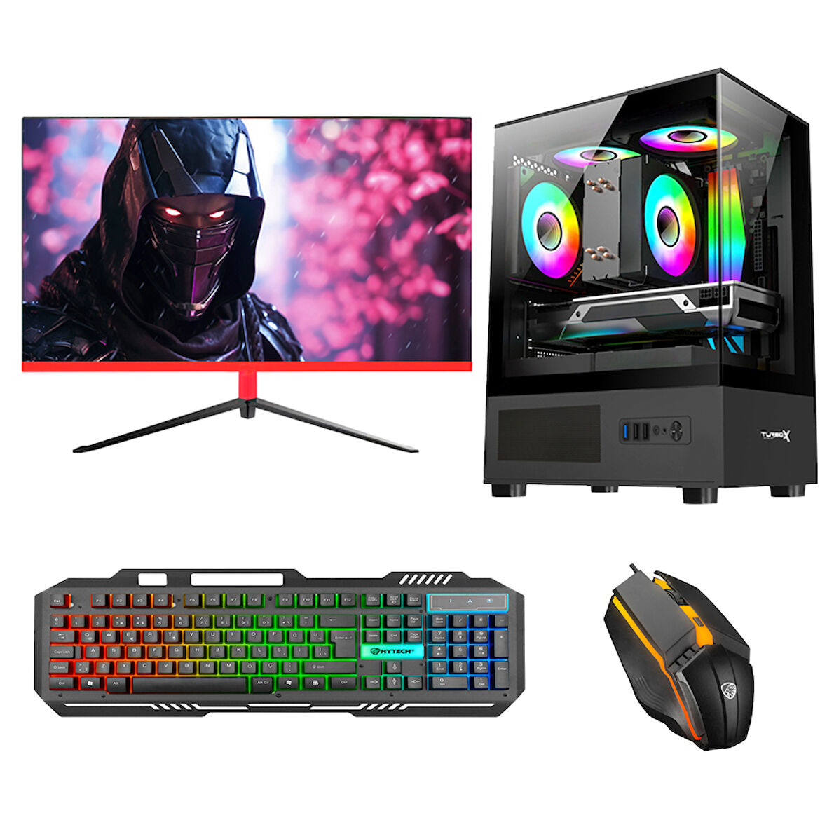 RotamPC-Rt0221 İ5 12.Nesil 12400F 16Gb Ddr4 Ram 512Gb M2 Nvme 8Gb Rx580 Vga "27 Oyun Bilgisayarı