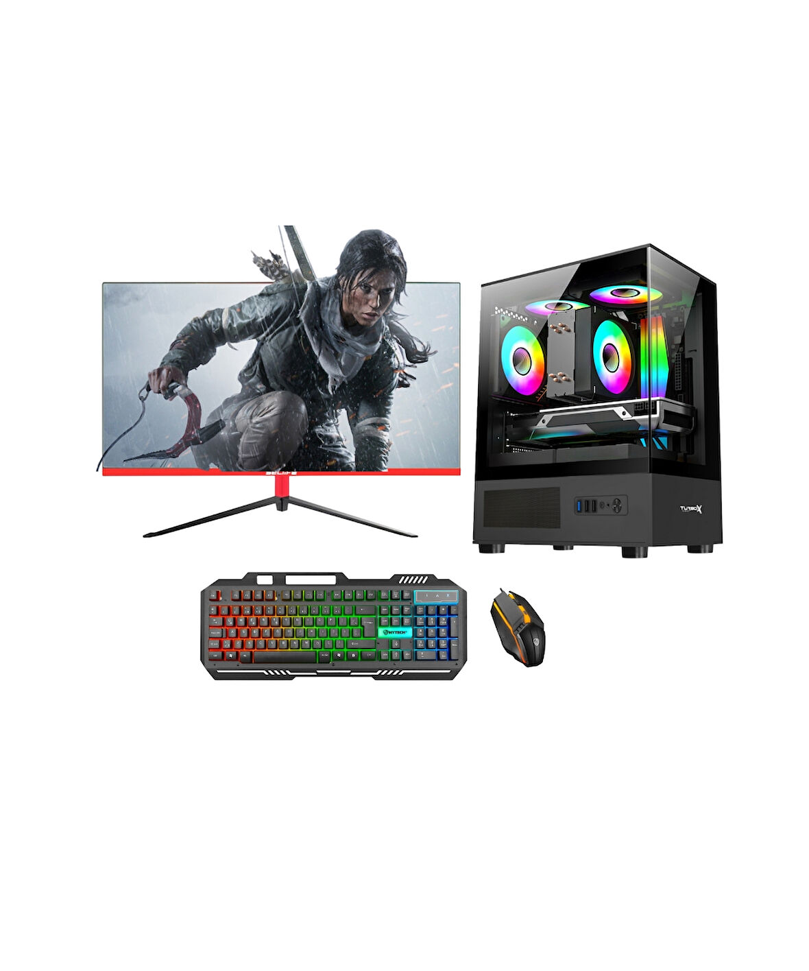 RotamPC-Rt1918 İ5 12.Nesil 12400F 16Gb Ddr4 Ram 1TB M2 Nvme 8Gb Rx580 Vga "27 Oyun Bilgisayarı