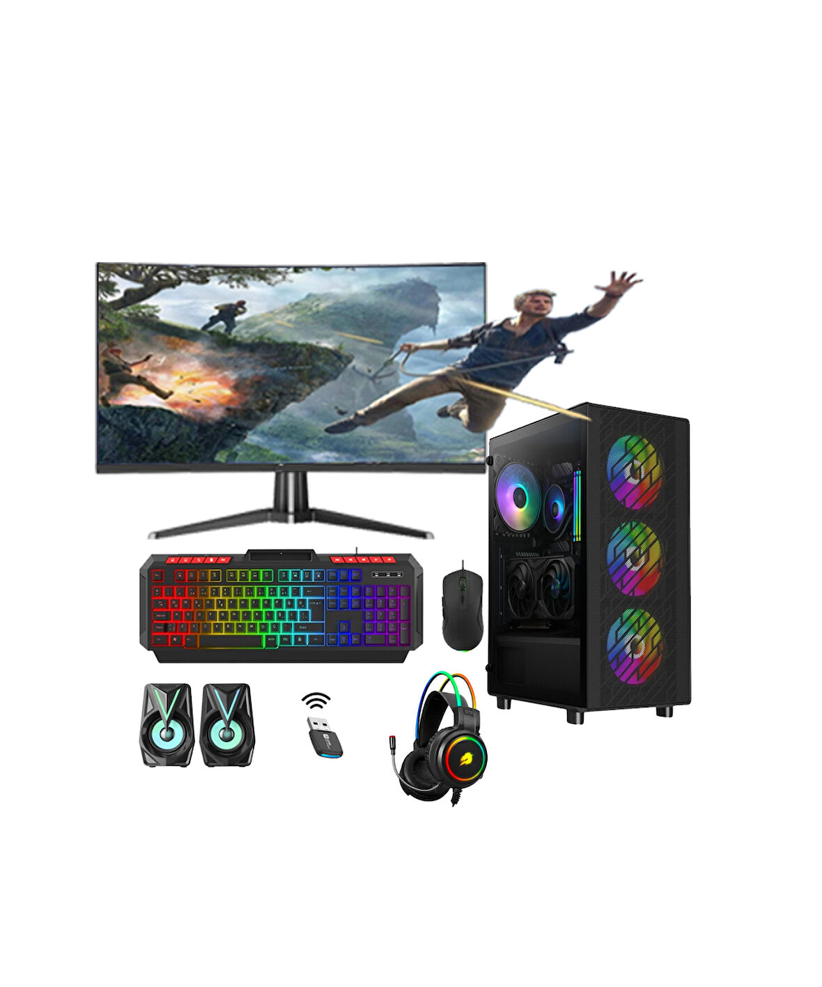 Rotampc Rt2756 Ryzen 9 9900X3D 64Gb Ddr5 1Tb M2 Nvme 8Gb Rtx5060 "32 Oyun Bilgisayarı