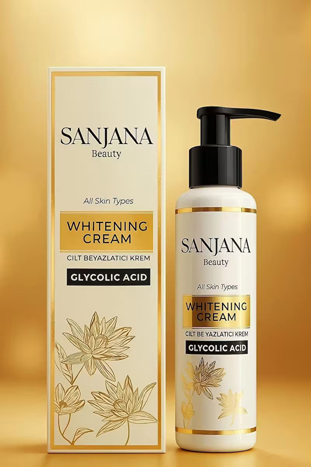 SANJANA CİLT BEYAZLATICI KREM 125 ML