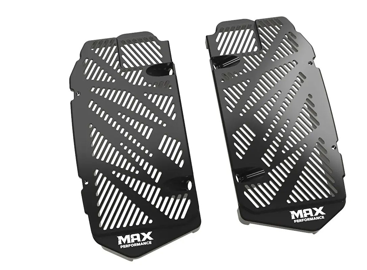 Max Performance Pro Radyatör Koruma - Siyah (KTM 17-25 Husqvarna 17-25 Gasgas 21-25 uyumlu) 