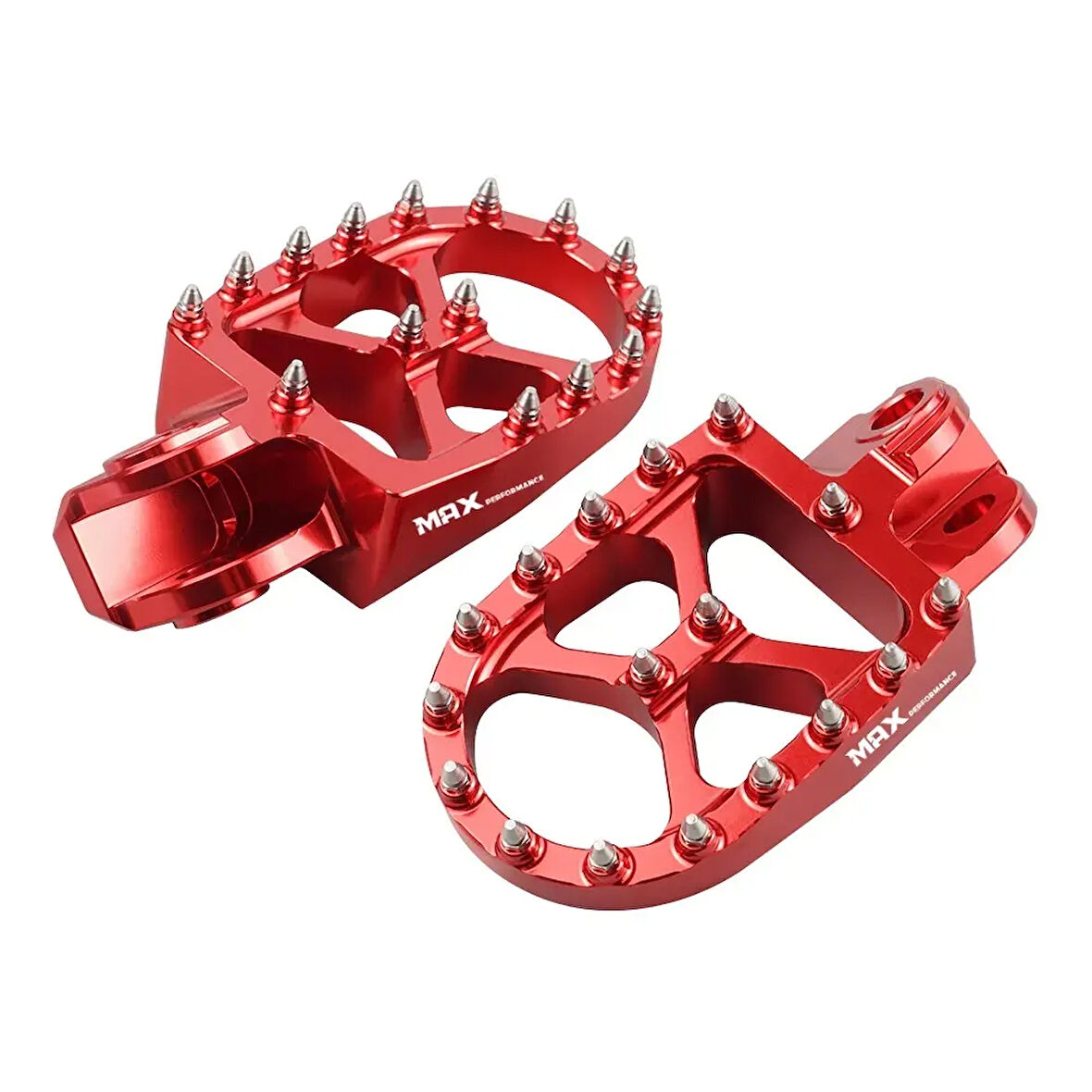 Alüminyum Foot Pegs - Kırmızı (Beta Xtrainer 15-25 Beta RR 13-19 Ktm 98-16 Husqvarna 14-16 uyumlu)