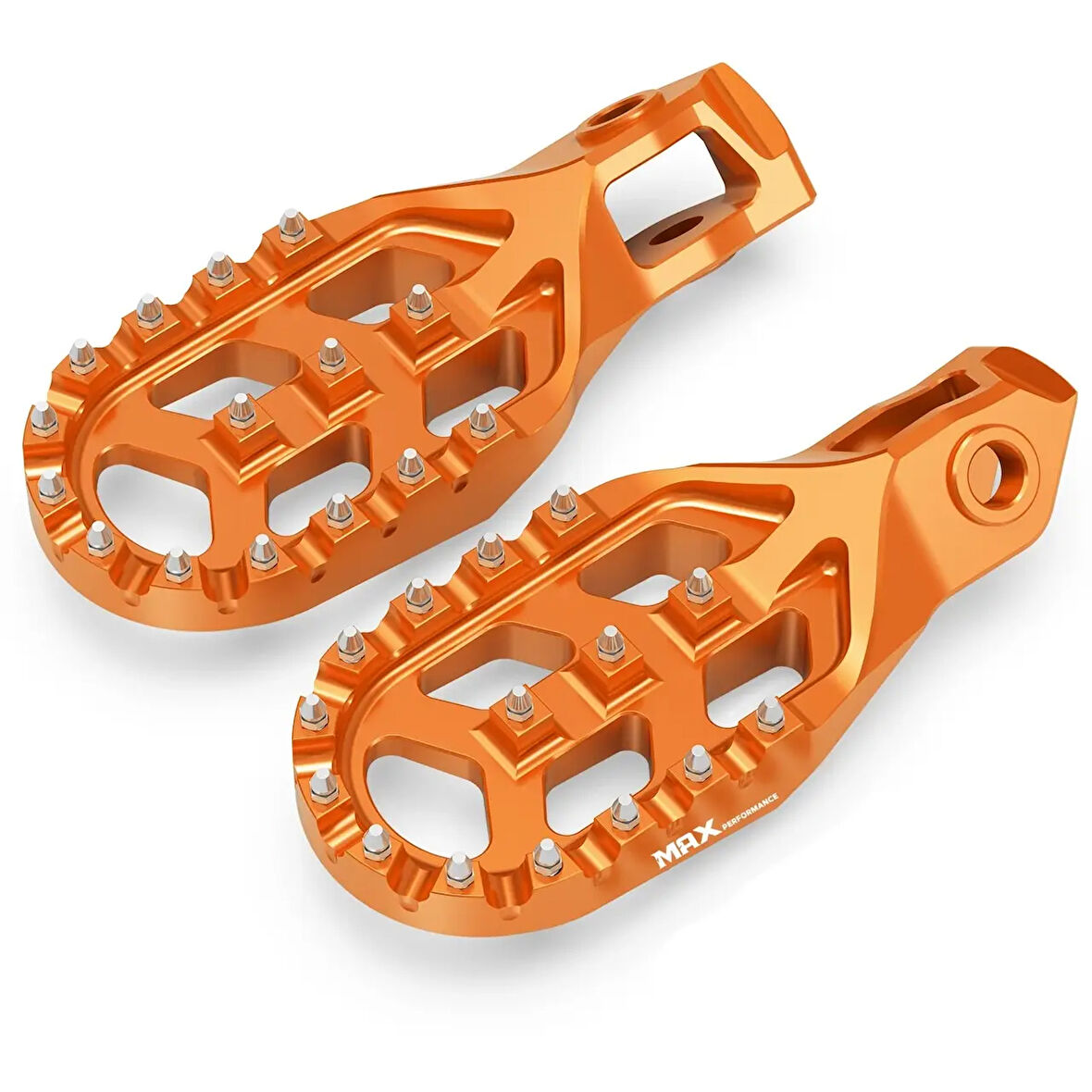 Alüminyum  Alüminyum Foot Pegs-Genişletilmiş Ayaklık-Turuncu (Ktm Husqvarna Gasgas 24-25 TBI uyumlu)