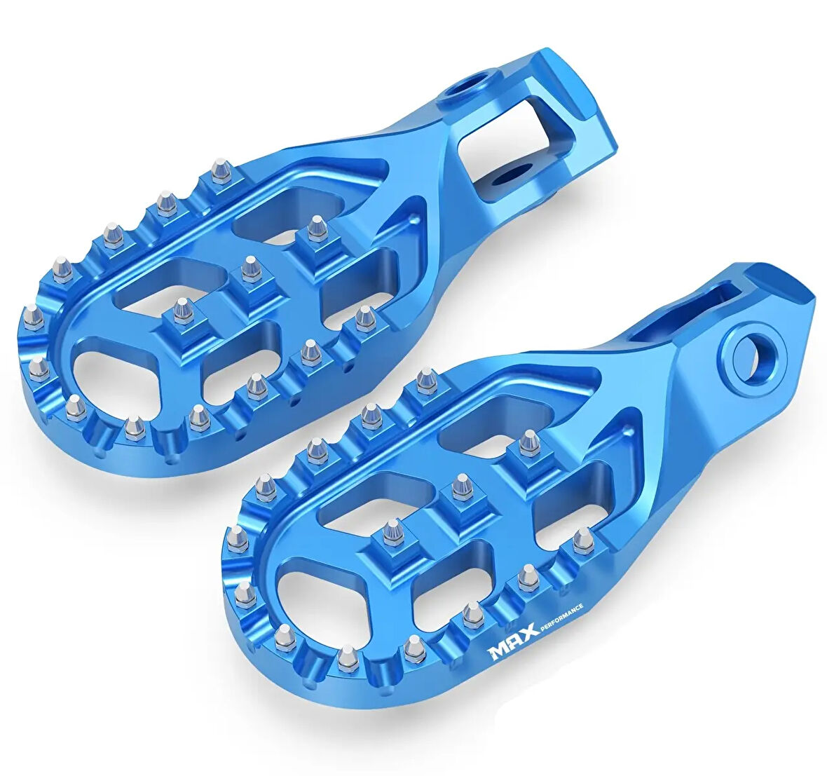 Max Performance Alüminyum FootPegs-Genişletilmiş Ayaklık-Mavi(Ktm Husqvarna Gasgas 24-25 TBI uyumlu)