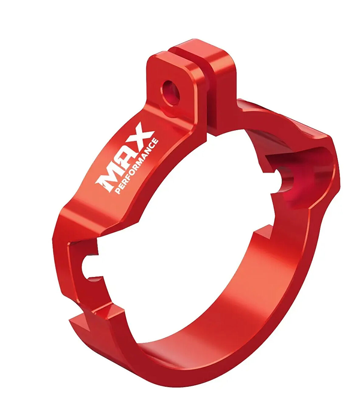 Max Perform. Salyangoz Egzoz Flanş Koruma-Kırmızı (Ktm Husqvarna Gasgas 24-25 TBI 2T 250/300 uyumlu)