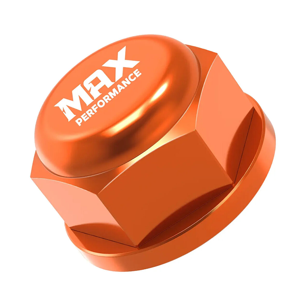 Arka Mil Somunu Şaft Kilidi M22 - Kapalı Versiyon-Turuncu (Ktm Husqvarna Gasgas 24-25 TBI uyumlu)