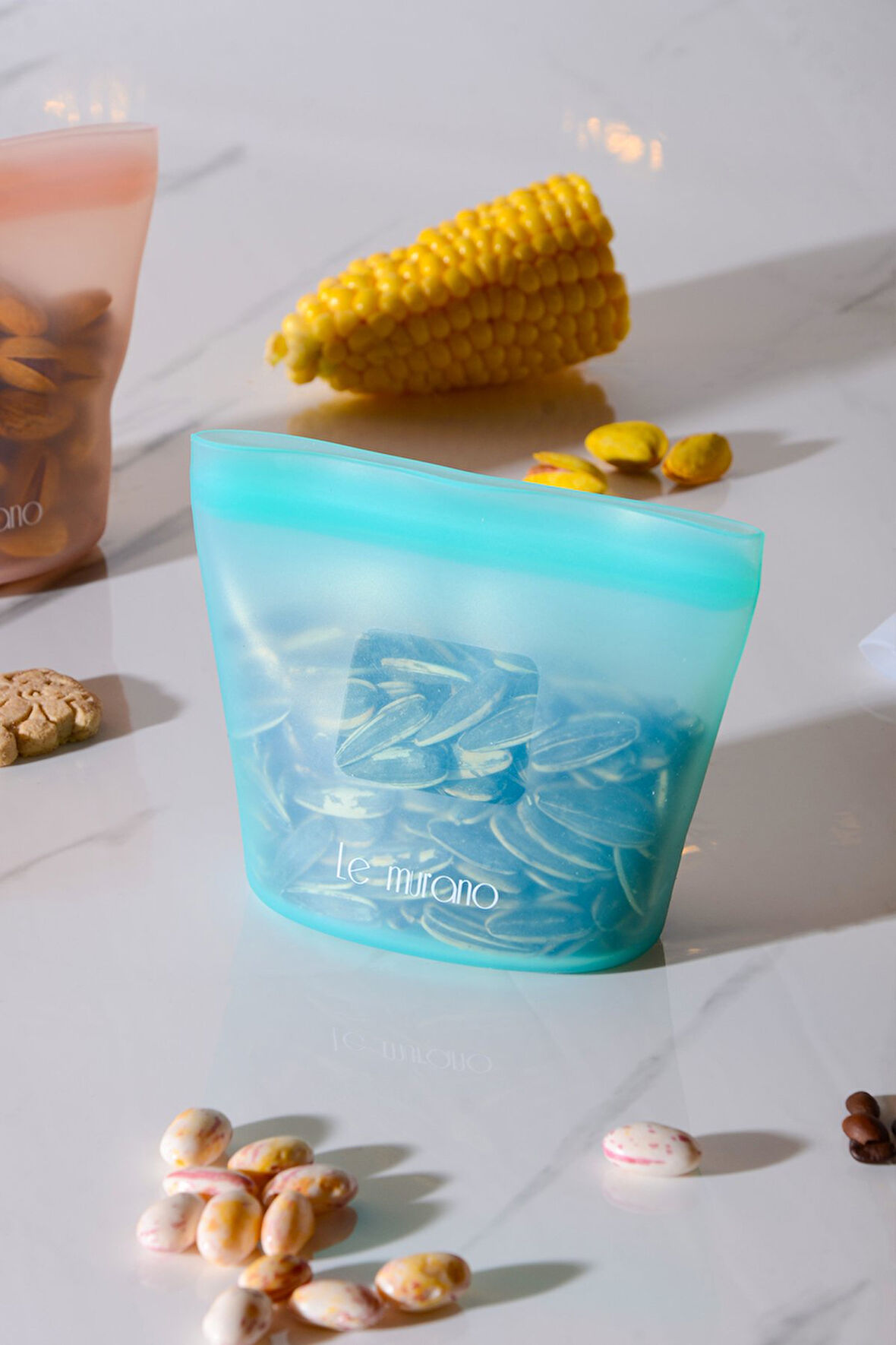 Mood Hava Sızdırmaz Kilitli Silikon Saklama Torbası 250 ml | Yeşil