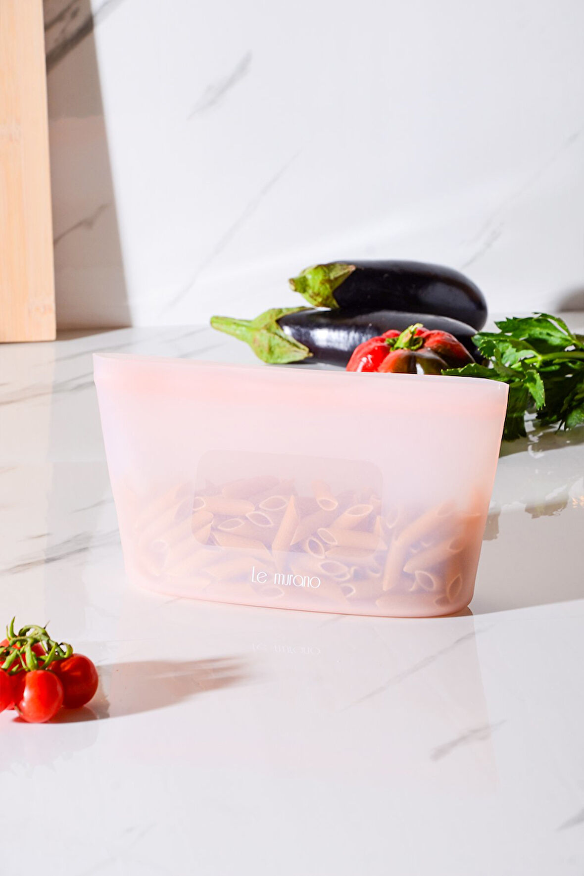 Mood Hava Sızdırmaz Kilitli Silikon Saklama Torbası 680 ml | Pembe