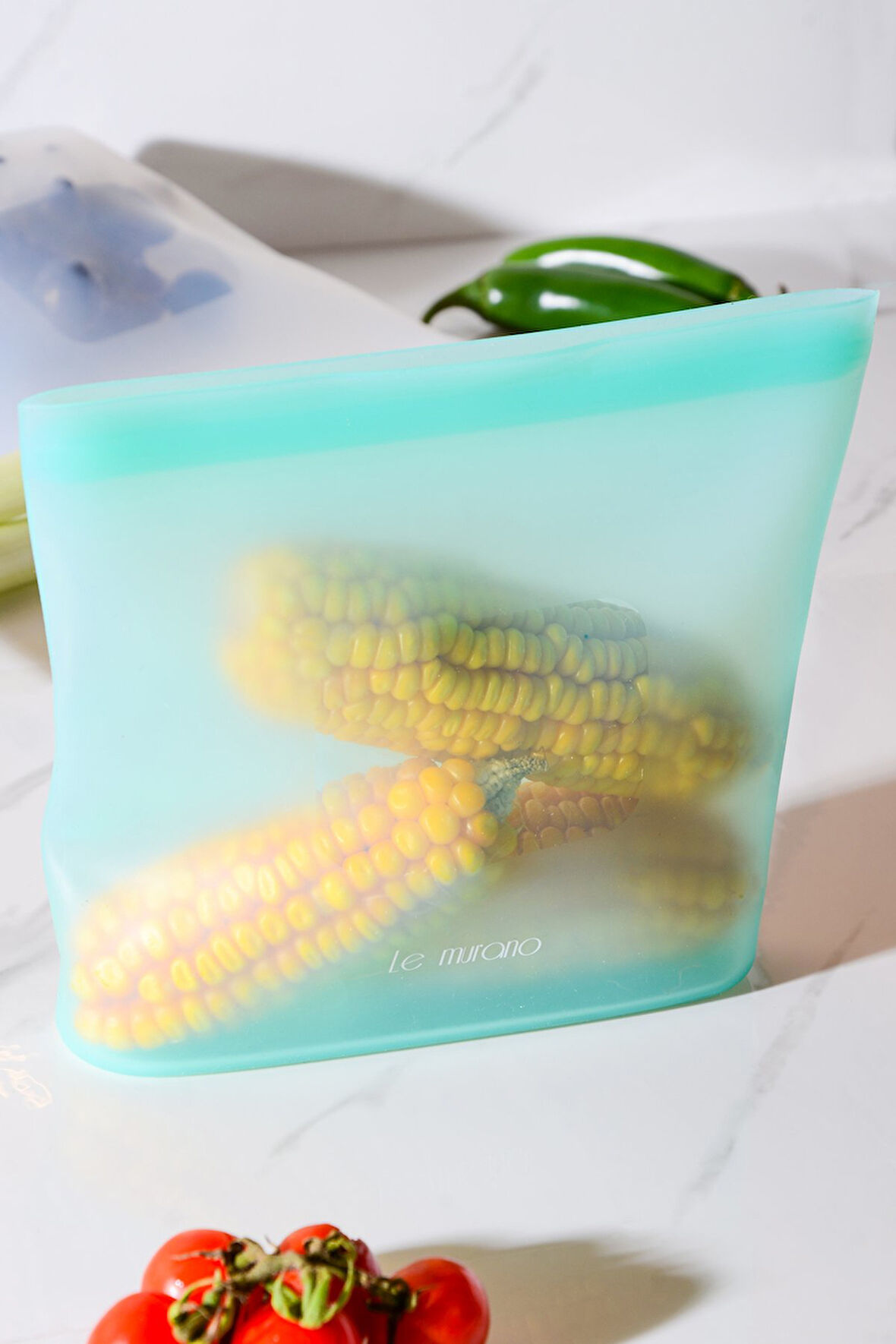 Mood Hava Sızdırmaz Kilitli Silikon Saklama Torbası 700 ml | Yeşil