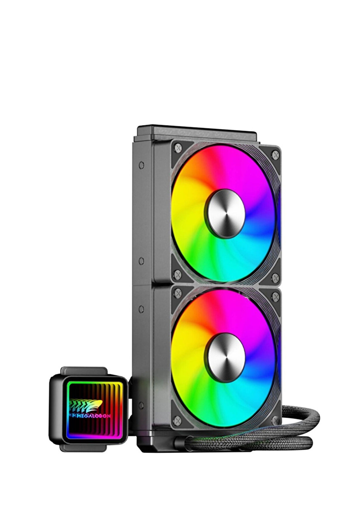 Argb TR240 Sıvı Soğutucu 2x12cm Fan Yüksek Performanslı Işlemci Soğutucusu Sıvı Soğutma (SİYAH)