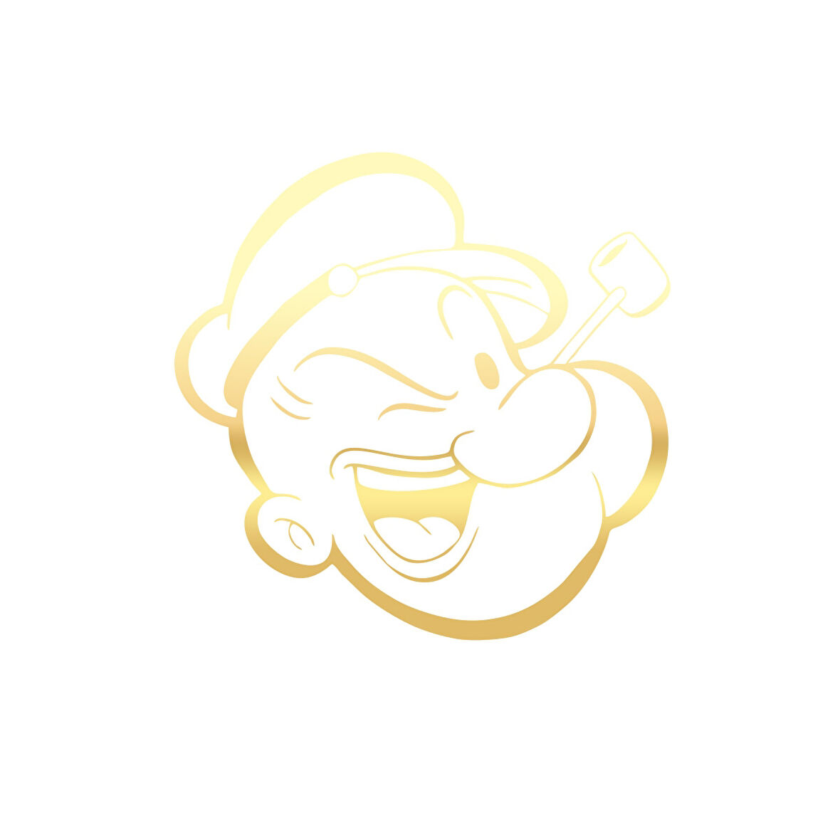 Temel Reis Araba Sticker 17x17 Cm Gold